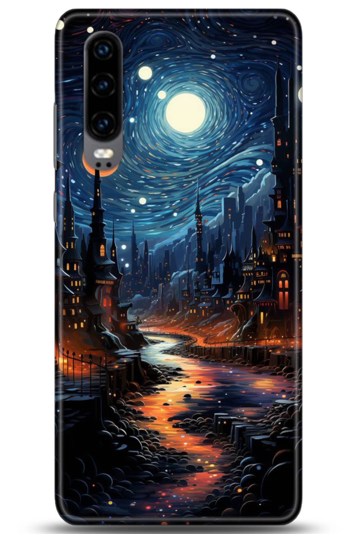 Huawei P30 Uyumlu Kılıf HD Baskılı Kılıf - Followed Institution 5126