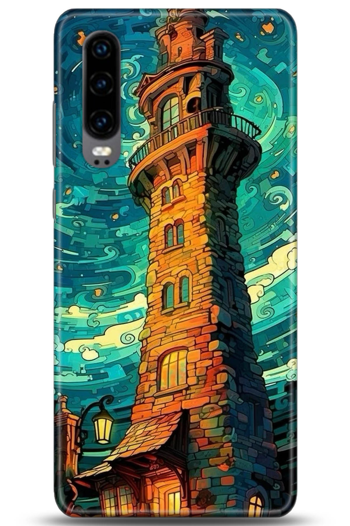 Huawei P30 Uyumlu Kılıf HD Baskılı Kılıf - Followed Institution 5233