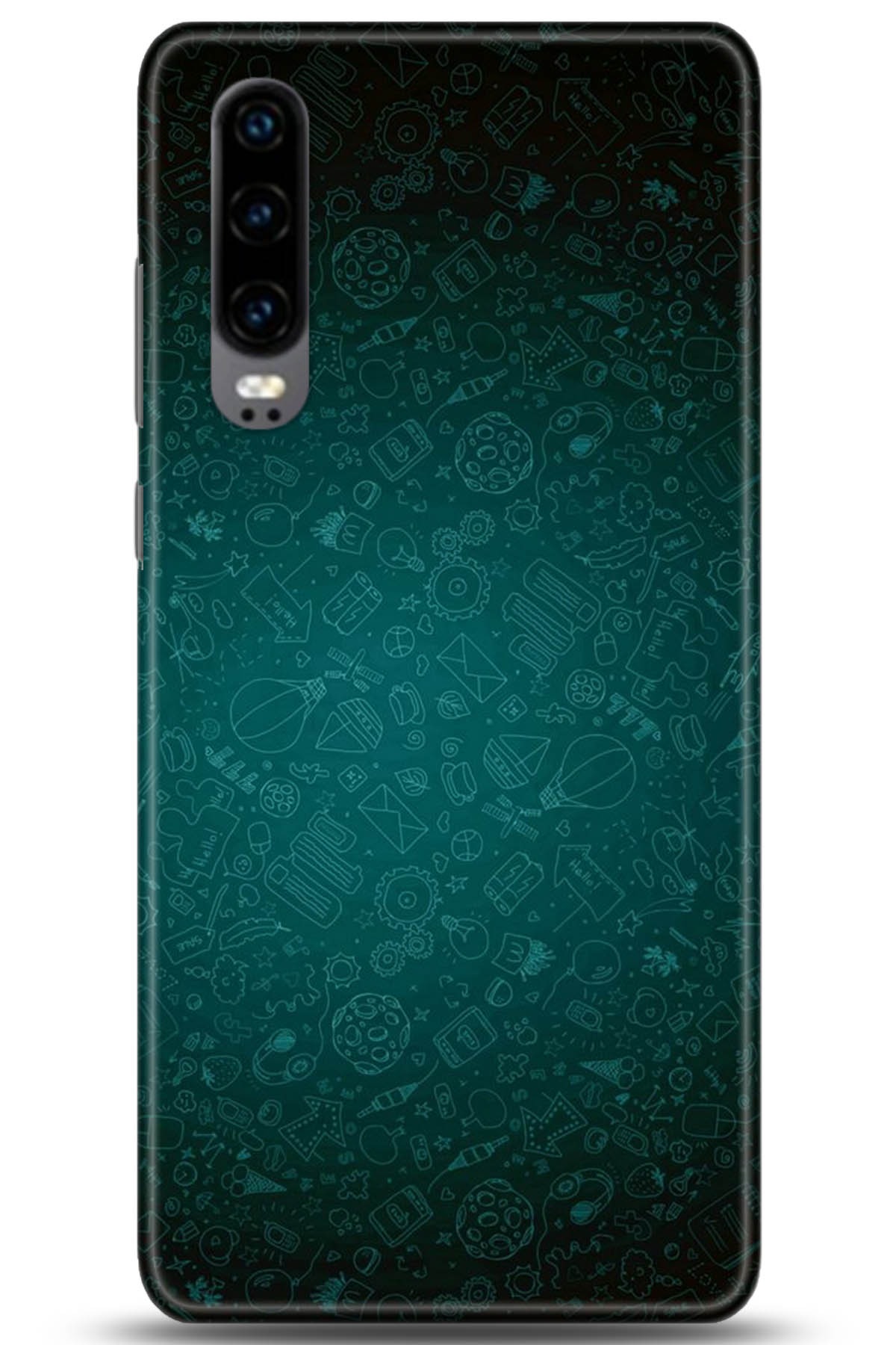 Huawei P30 Uyumlu Kılıf HD Baskılı Kılıf - Followed Institution 5255