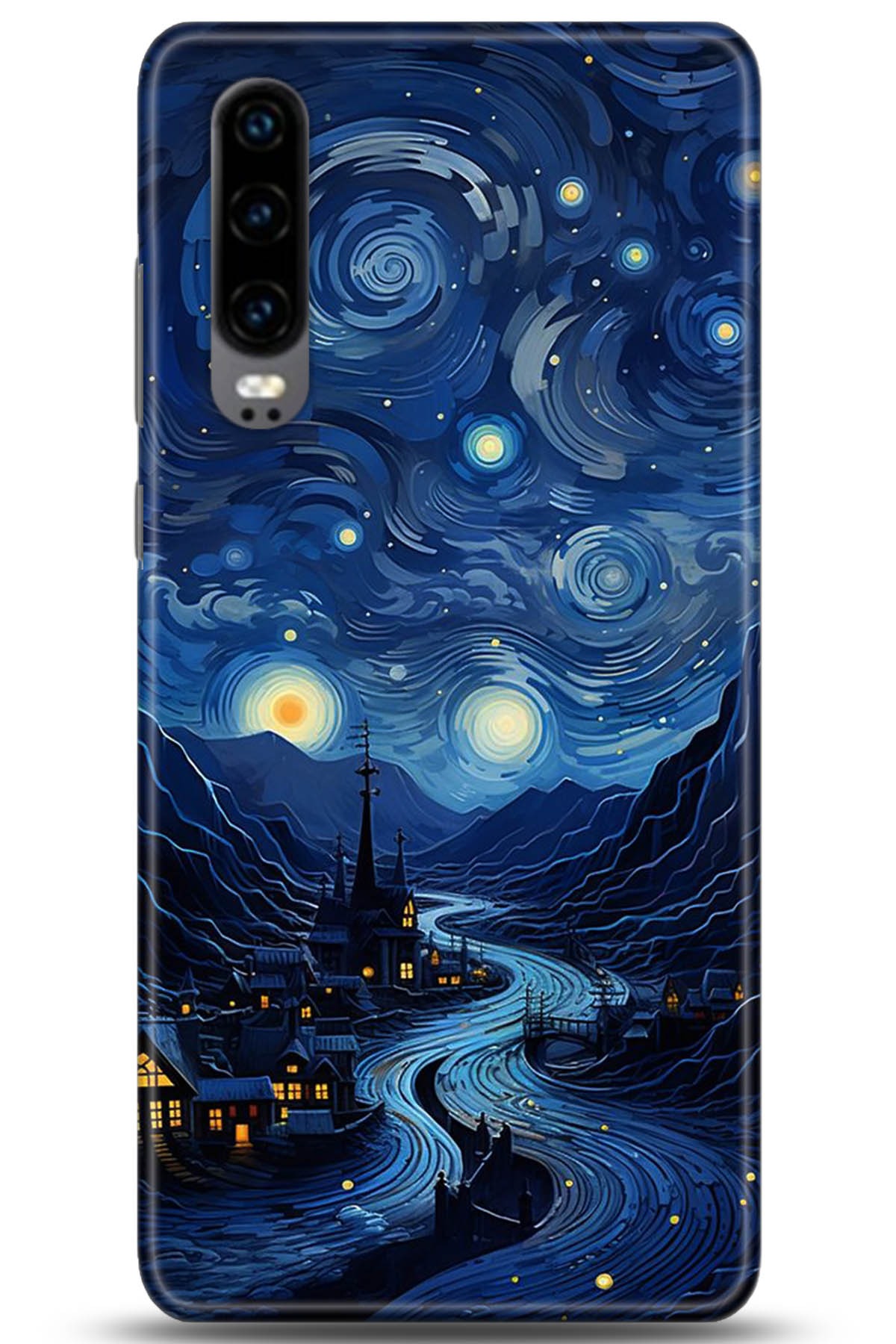 Huawei P30 Uyumlu Kılıf HD Baskılı Kılıf - Followed Institution 5276