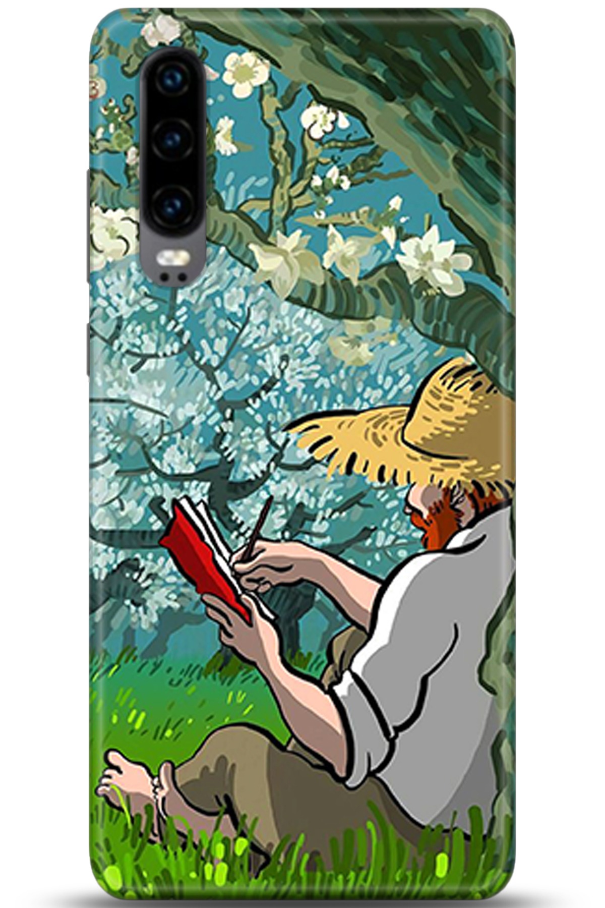 Huawei P30 Uyumlu Kılıf HD Baskılı Kılıf - Followed Institution 5343