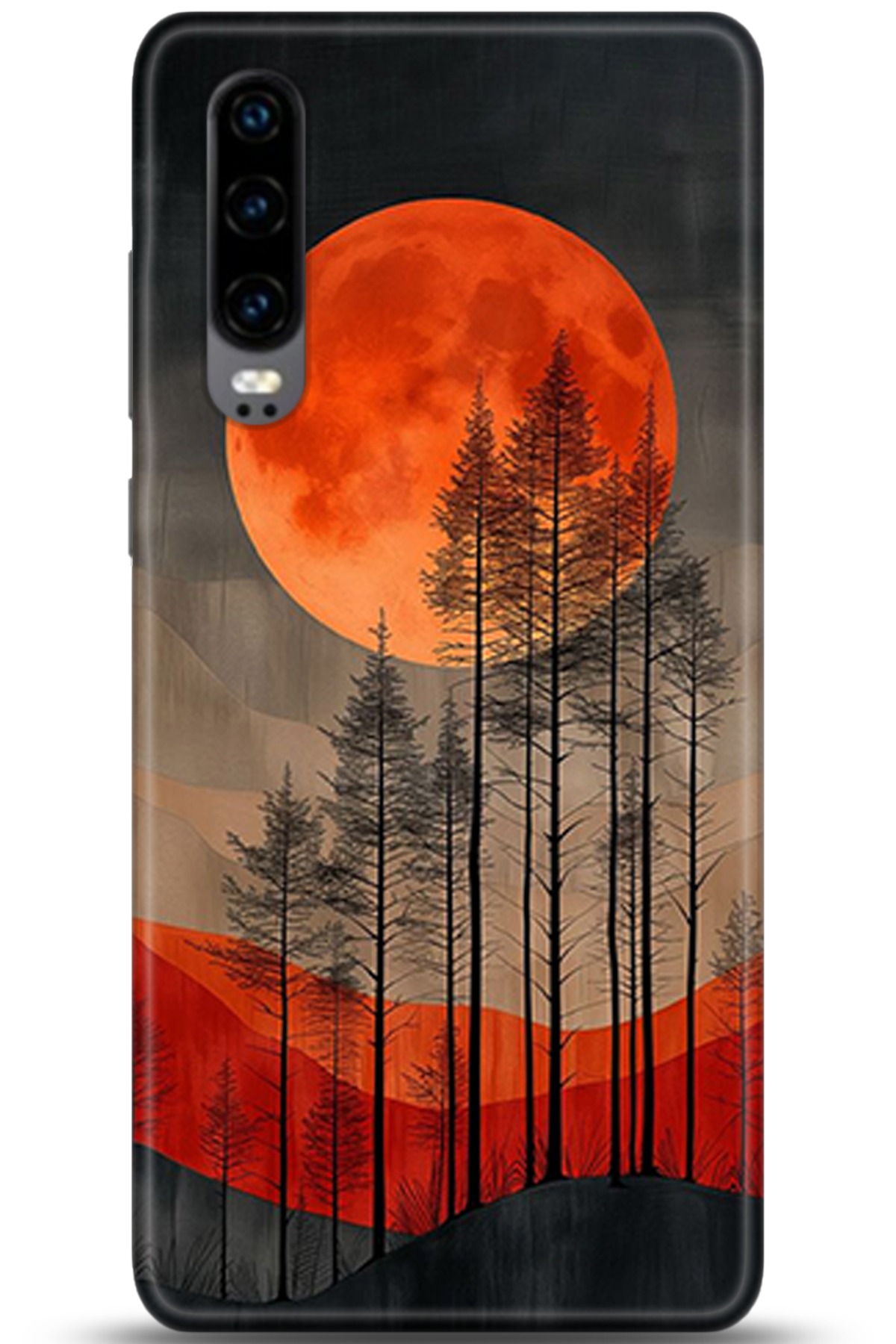 Huawei P30 Uyumlu Kılıf HD Baskılı Kılıf - Followed Institution 5370