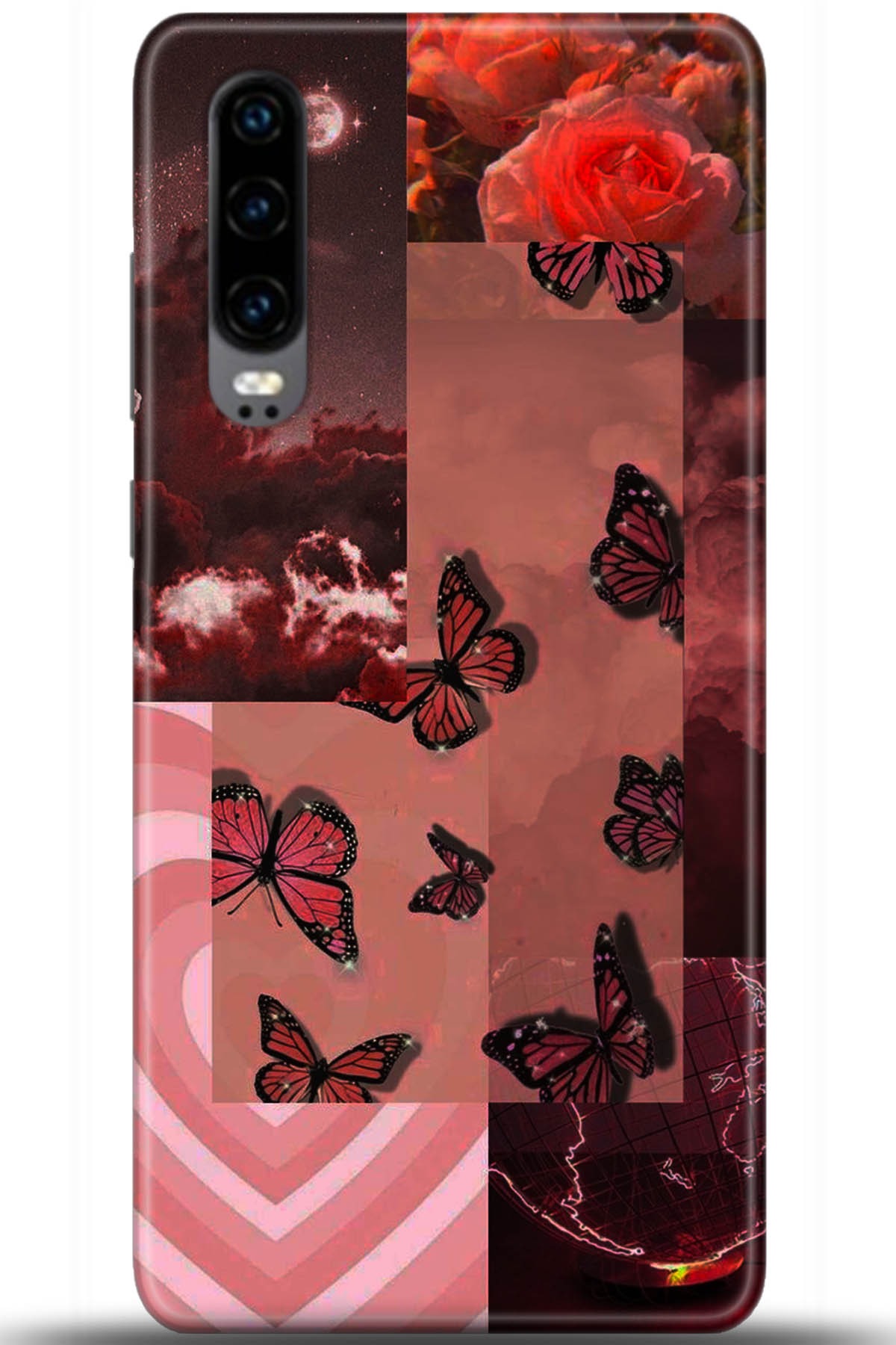 Huawei P30 Uyumlu Kılıf HD Baskılı Kılıf - Followed Institution 5408