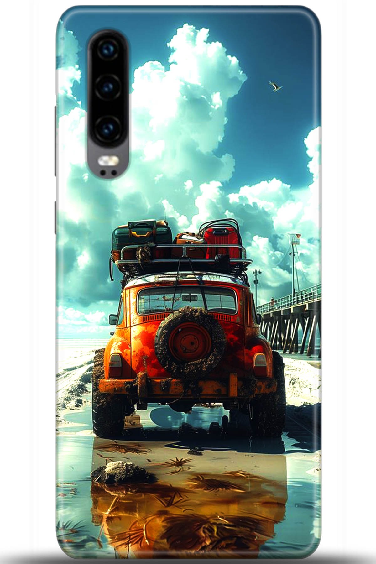 Huawei P30 Uyumlu Kılıf HD Baskılı Kılıf - Followed Institution 5559