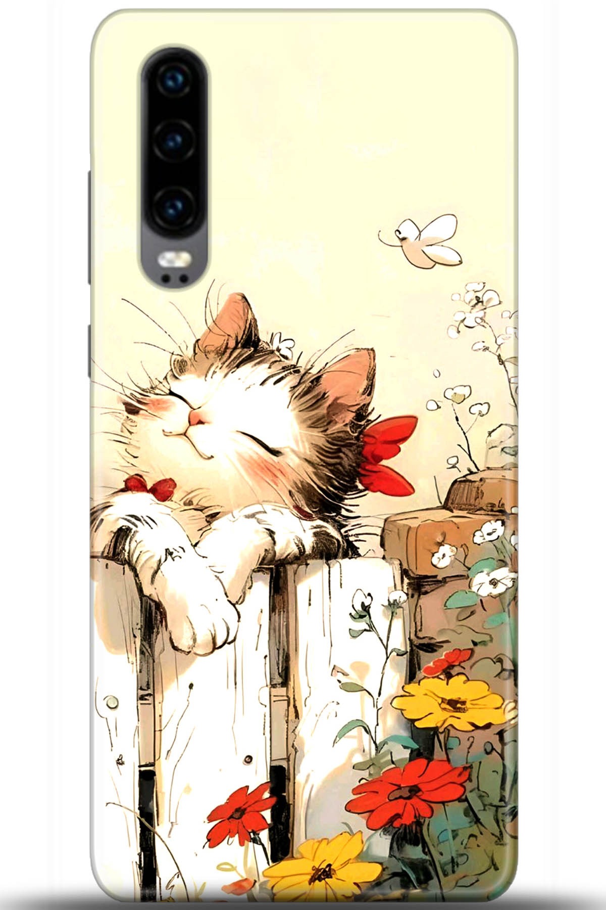 Huawei P30 Uyumlu Kılıf HD Baskılı Kılıf - Followed Institution 5651