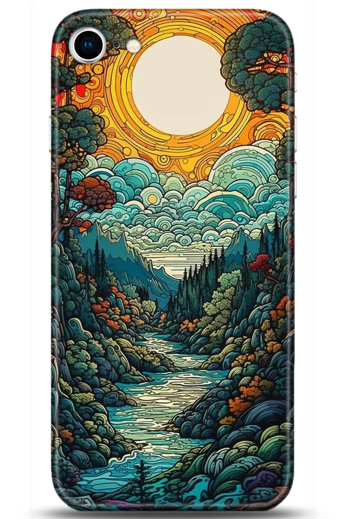 Apple iPhone 8 Uyumlu Kılıf HD Baskılı Kılıf - Followed Institution 5198