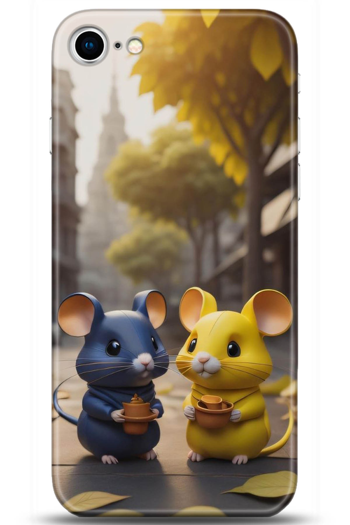 Apple iPhone 8 Uyumlu Kılıf HD Baskılı Kılıf - Followed Institution 5306