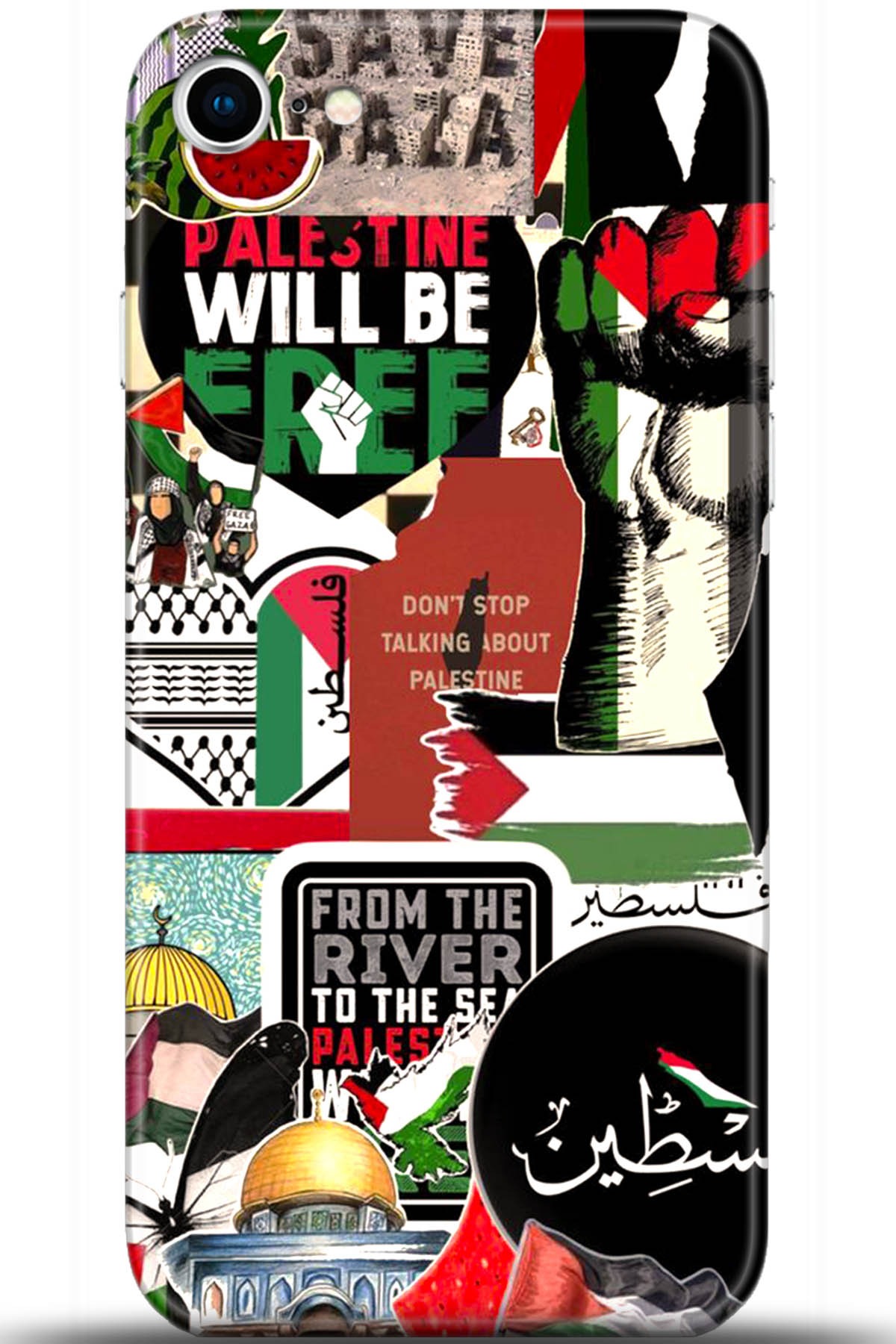 Apple iPhone 8 Uyumlu Kılıf HD Baskılı Kılıf - Followed Institution 5617