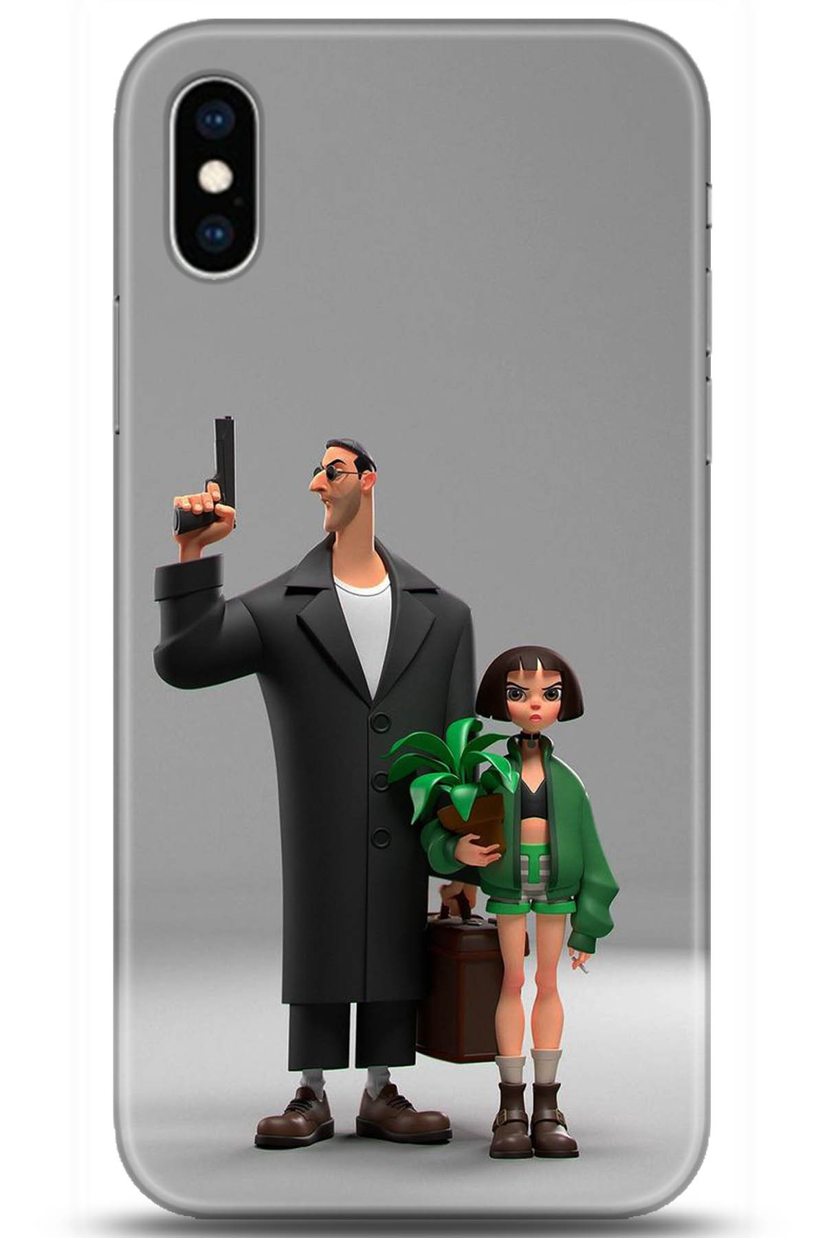 Apple iPhone X Uyumlu Kılıf HD Baskılı Kılıf - Followed Institution 5079