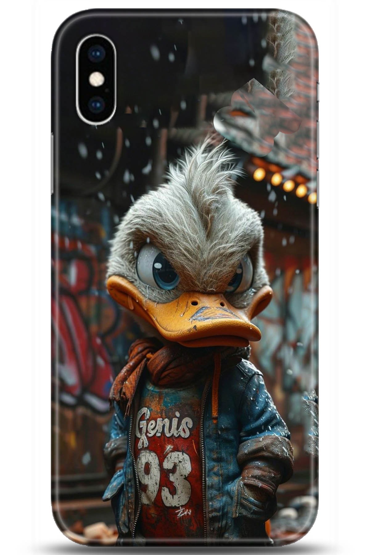 Apple iPhone X Uyumlu Kılıf HD Baskılı Kılıf - Followed Institution 5230