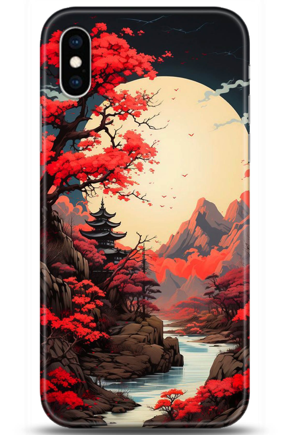 Apple iPhone X Uyumlu Kılıf HD Baskılı Kılıf - Followed Institution 5242