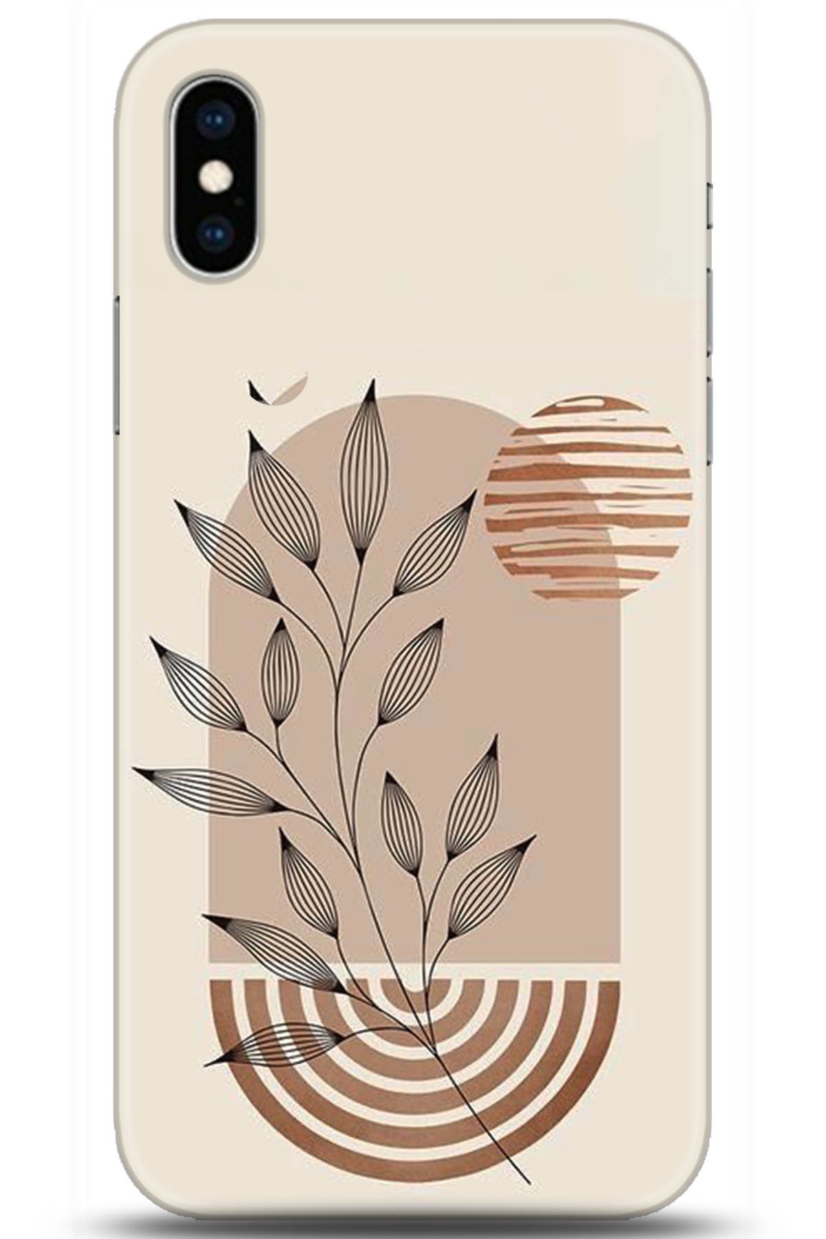 Apple iPhone X Uyumlu Kılıf HD Baskılı Kılıf - Followed Institution 5243