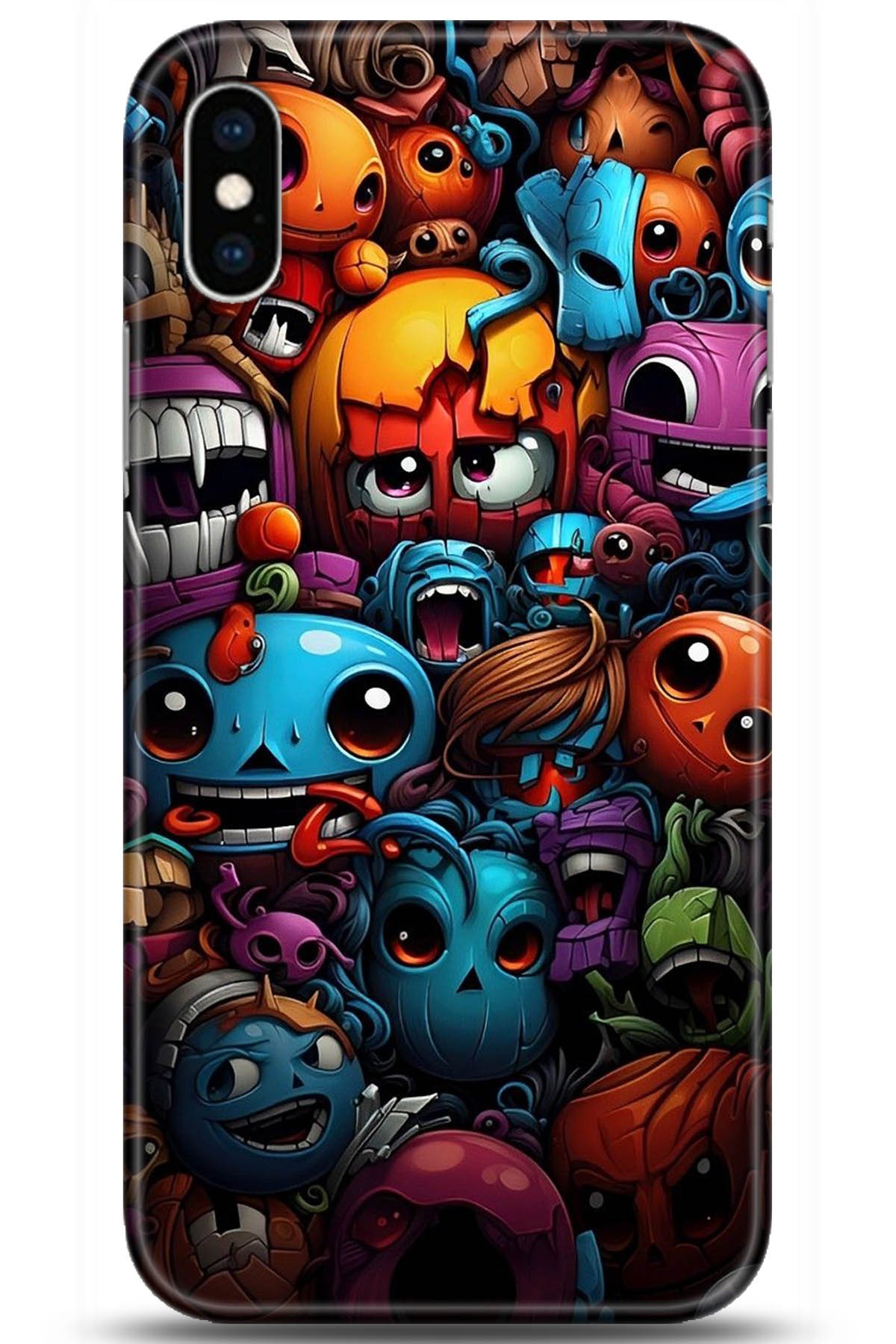 Apple iPhone X Uyumlu Kılıf HD Baskılı Kılıf - Followed Institution 5300