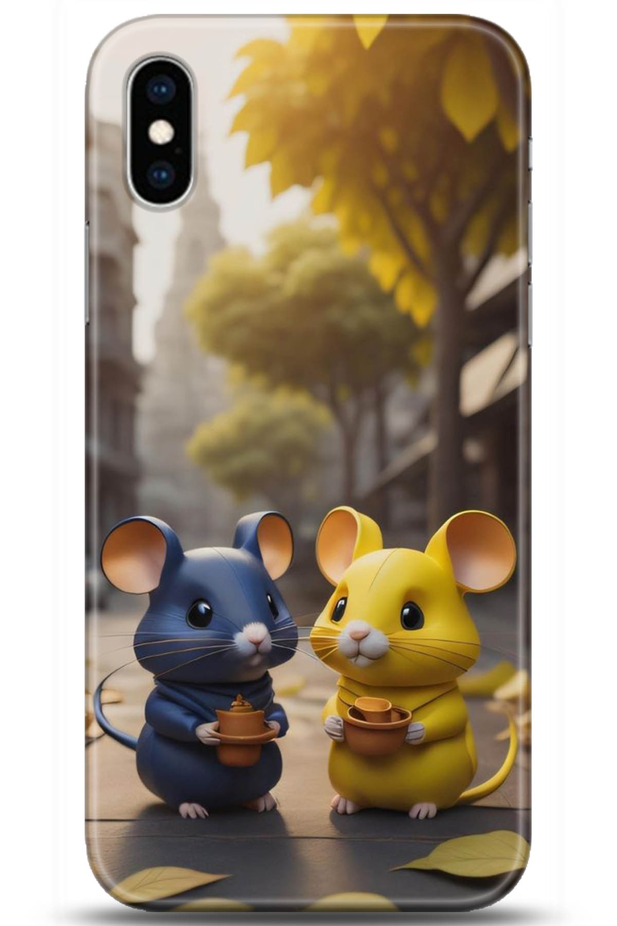 Apple iPhone X Uyumlu Kılıf HD Baskılı Kılıf - Followed Institution 5306