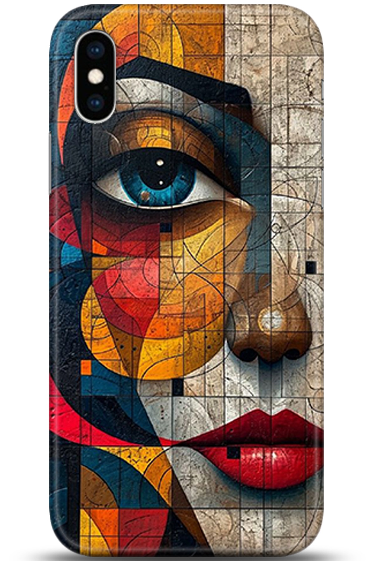 Apple iPhone X Uyumlu Kılıf HD Baskılı Kılıf - Followed Institution 5366