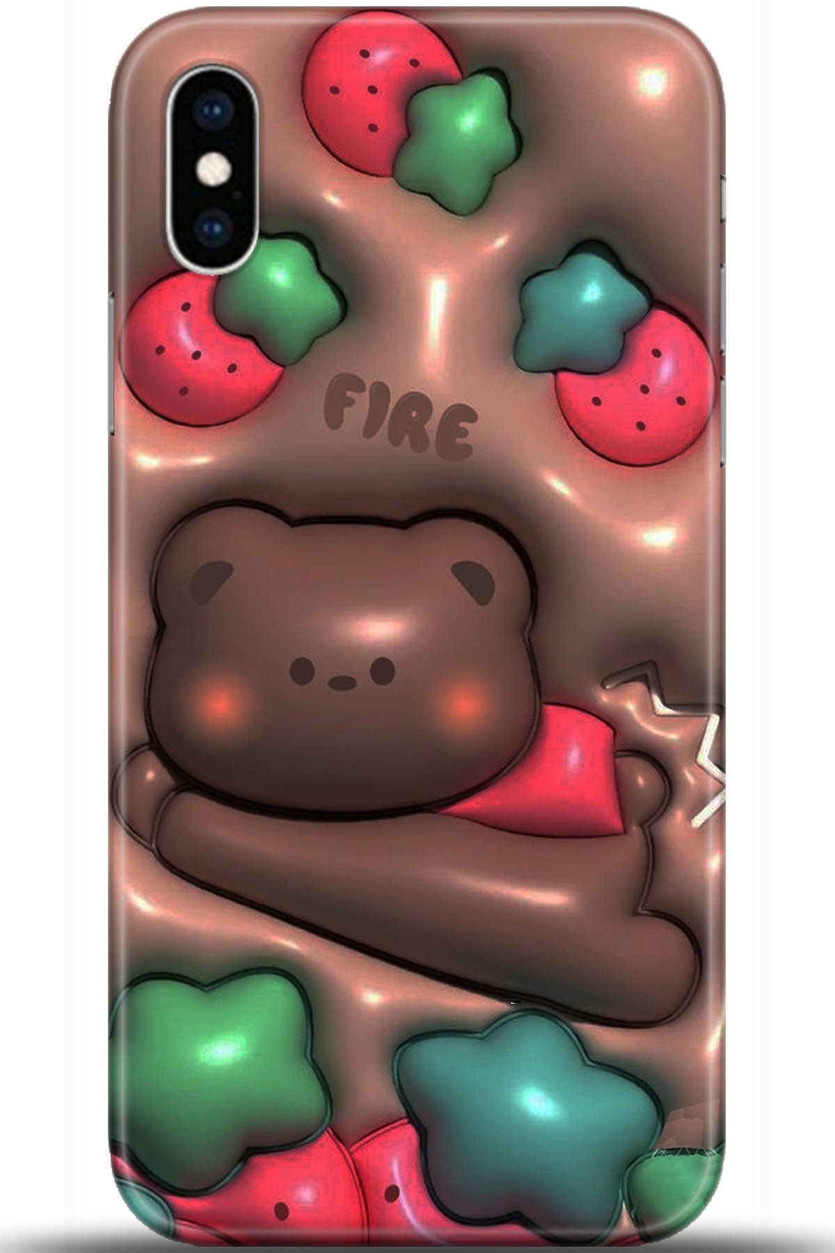 Apple iPhone X Uyumlu Kılıf HD Baskılı Kılıf - Followed Institution 5371