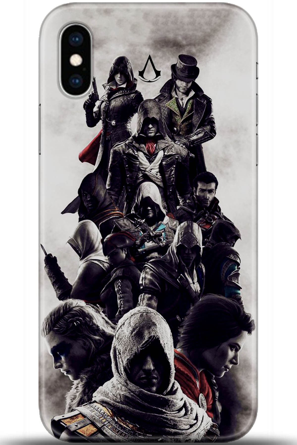 Apple iPhone X Uyumlu Kılıf HD Baskılı Kılıf - Followed Institution 5426