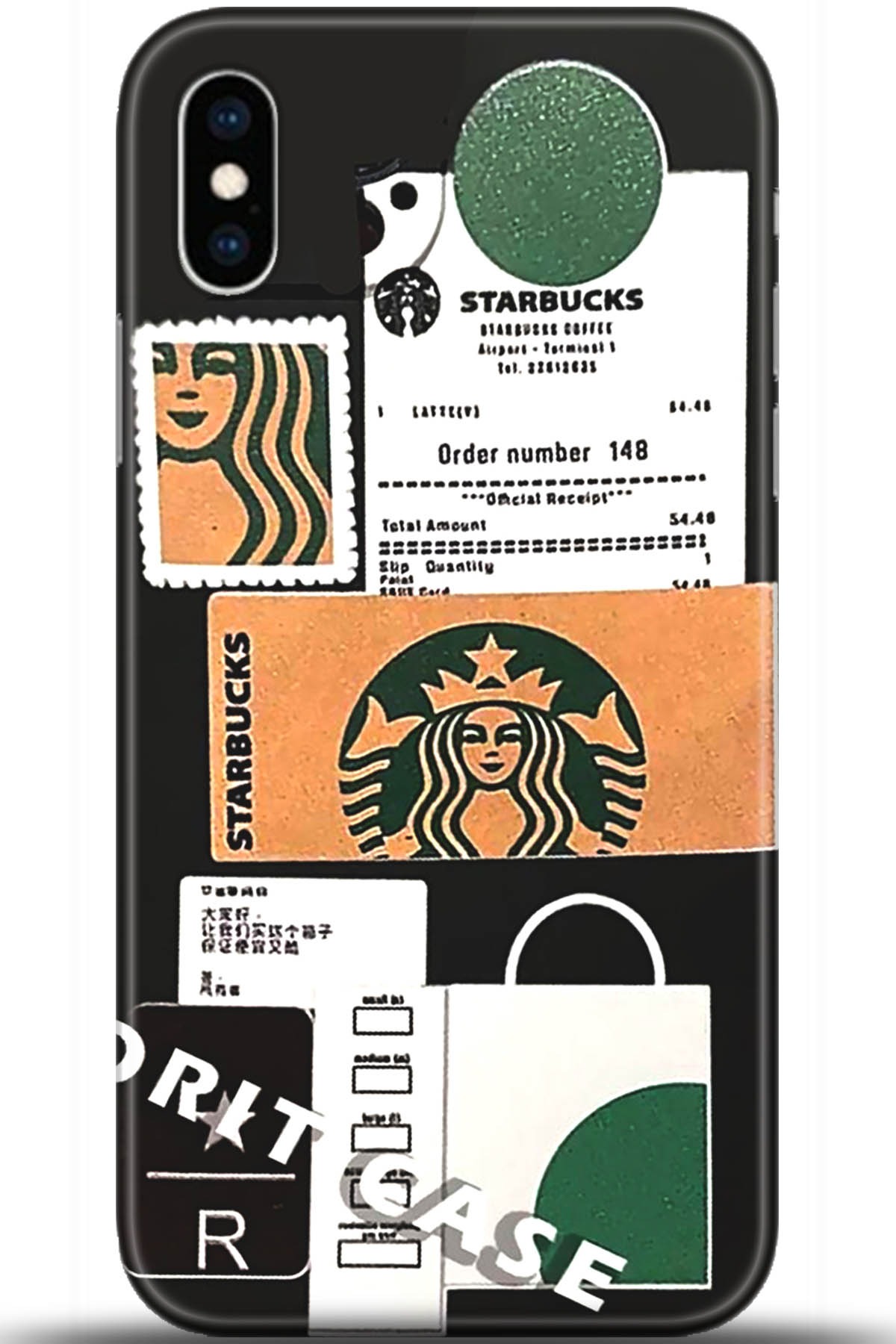 Apple iPhone X Uyumlu Kılıf HD Baskılı Kılıf - Followed Institution 5445