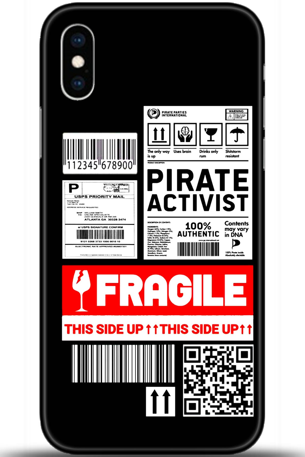 Apple iPhone X Uyumlu Kılıf HD Baskılı Kılıf - Followed Institution 5447