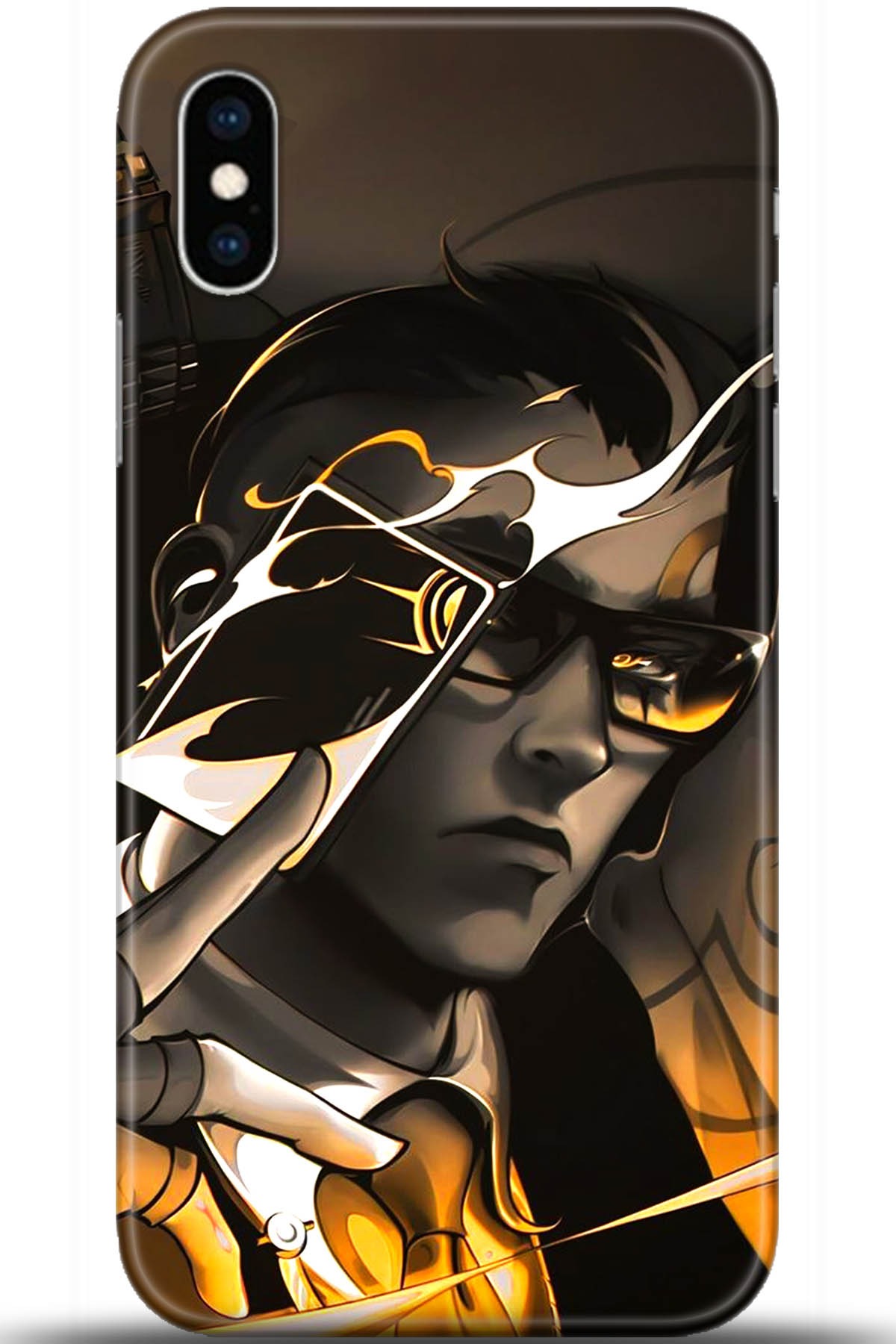 Apple iPhone X Uyumlu Kılıf HD Baskılı Kılıf - Followed Institution 5517