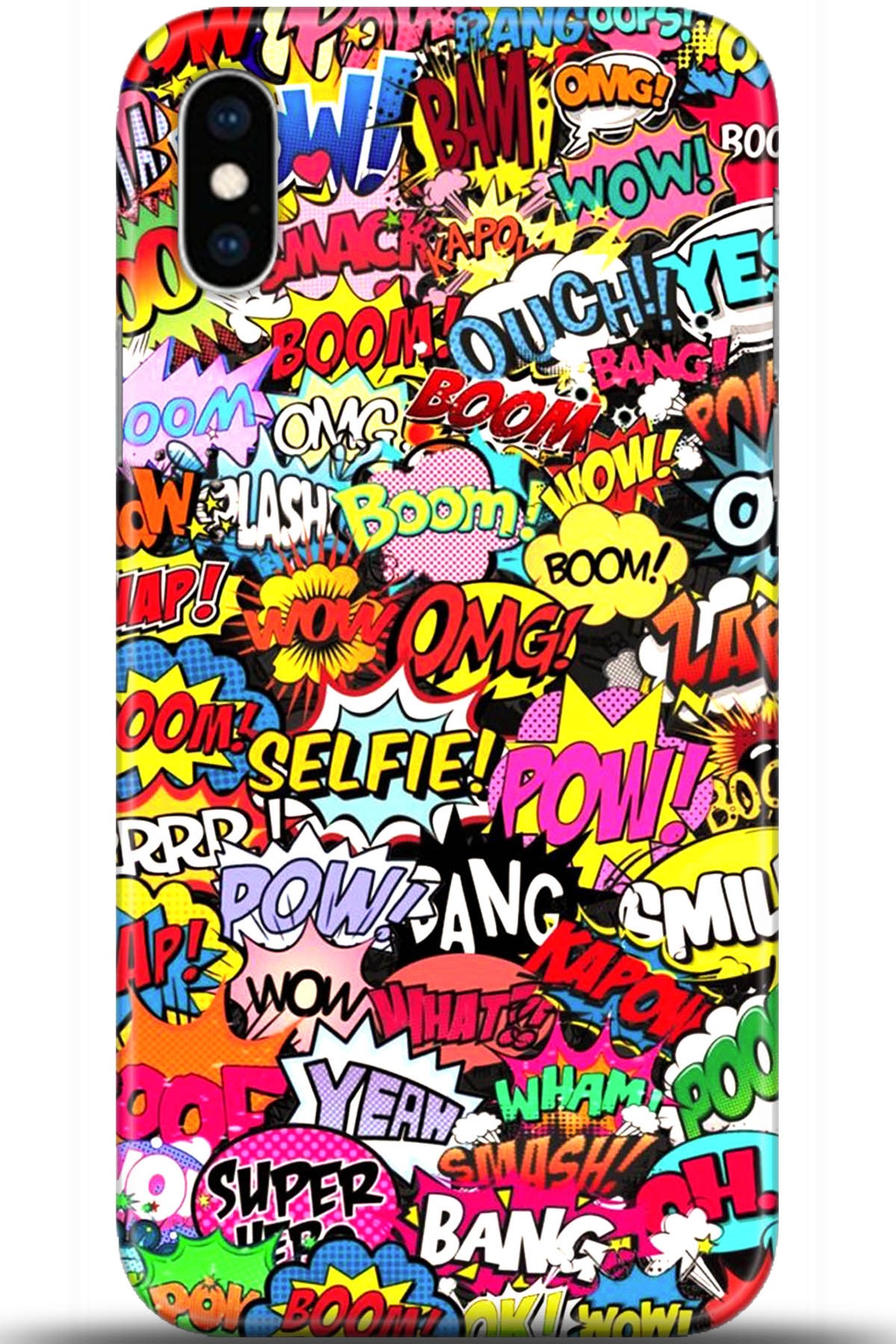 Apple iPhone X Uyumlu Kılıf HD Baskılı Kılıf - Followed Institution 5552