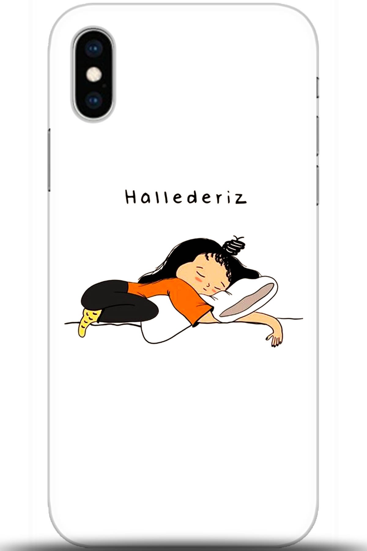 Apple iPhone X Uyumlu Kılıf HD Baskılı Kılıf - Followed Institution 5591