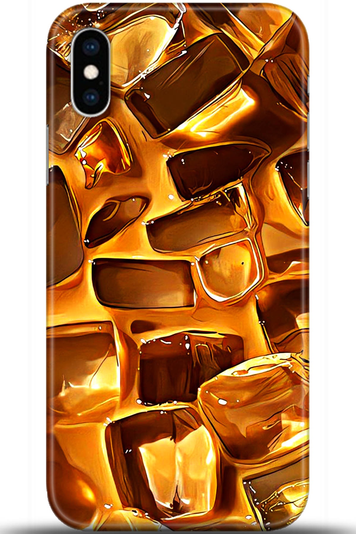 Apple iPhone X Uyumlu Kılıf HD Baskılı Kılıf - Followed Institution 5614