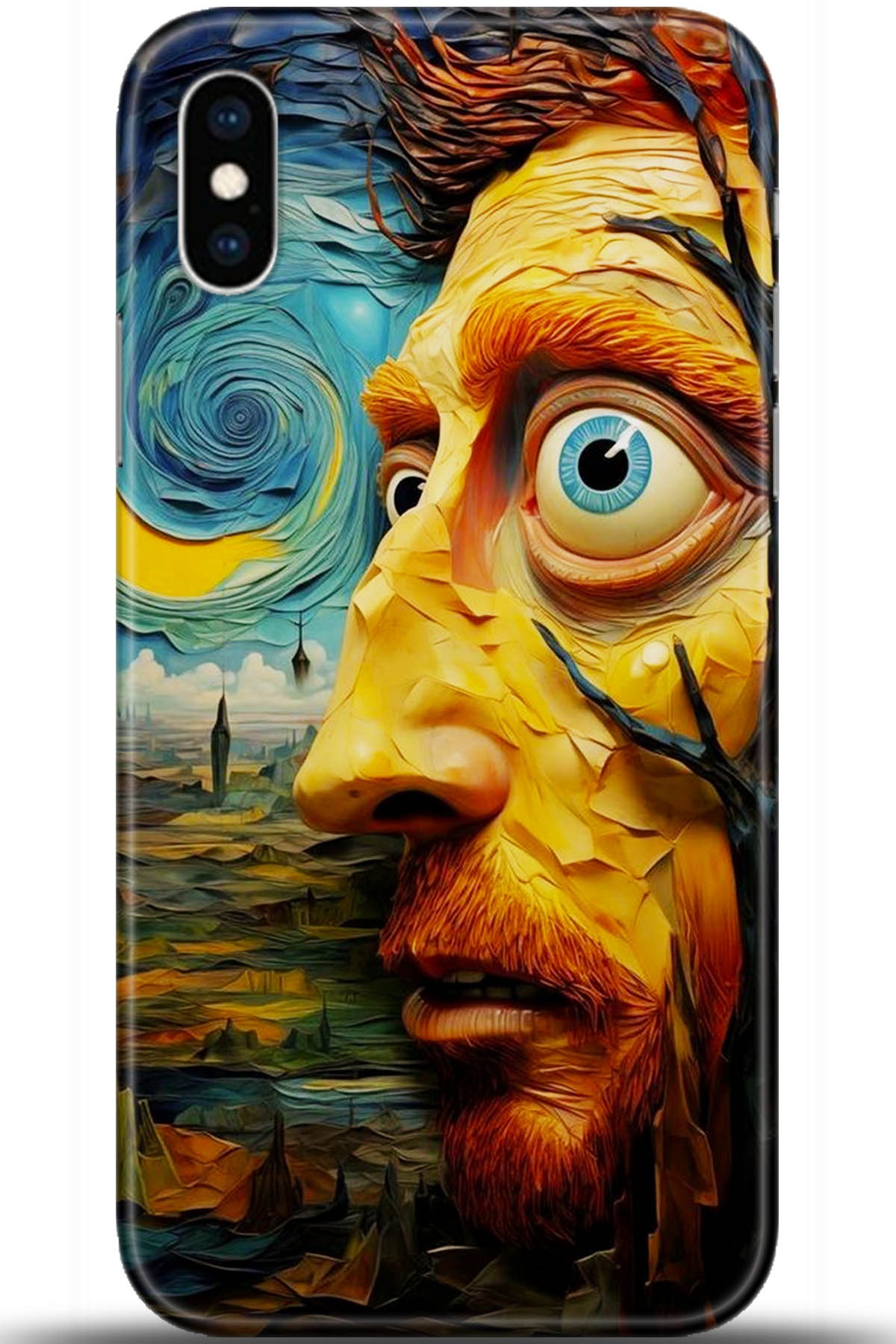 Apple iPhone X Uyumlu Kılıf HD Baskılı Kılıf - Followed Institution 5714