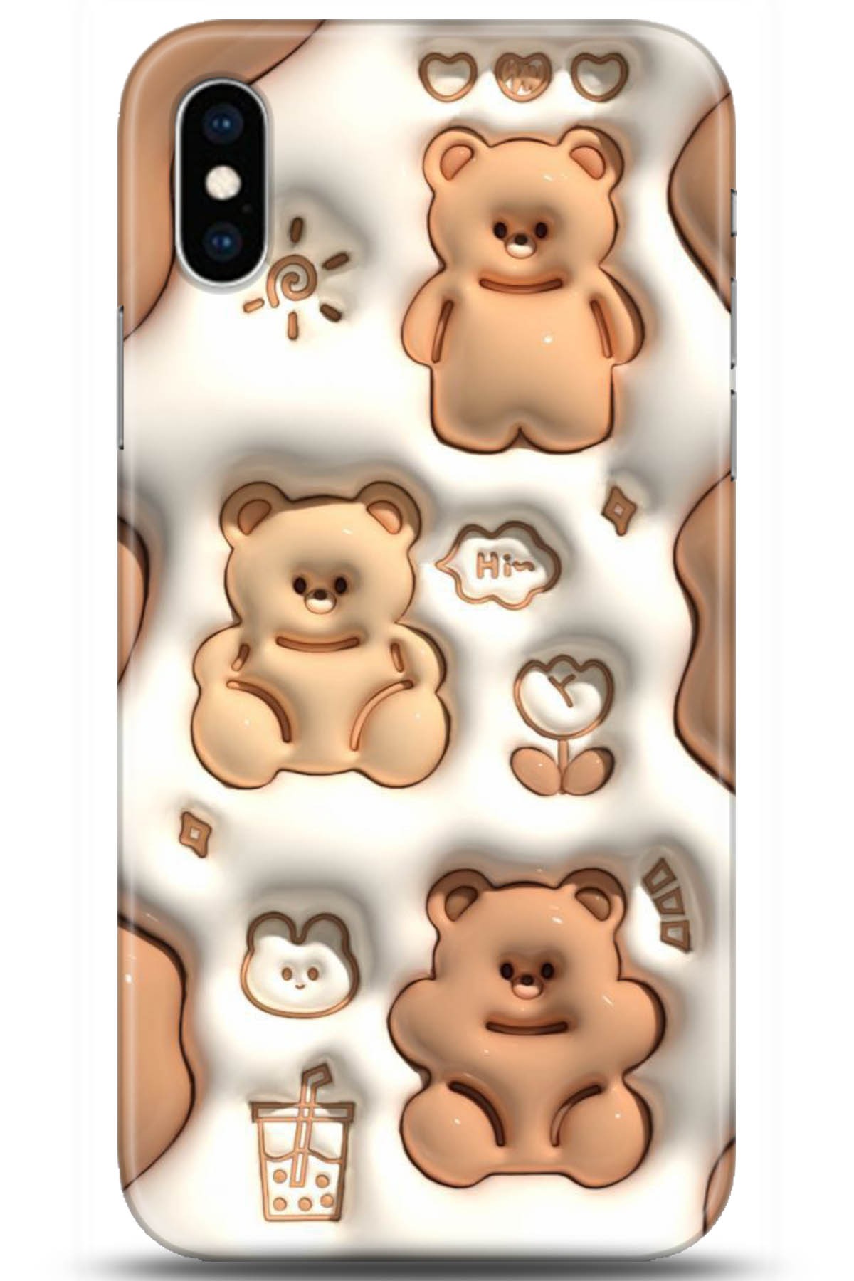 Apple iPhone XS Uyumlu Kılıf HD Baskılı Kılıf - Followed Institution 5047