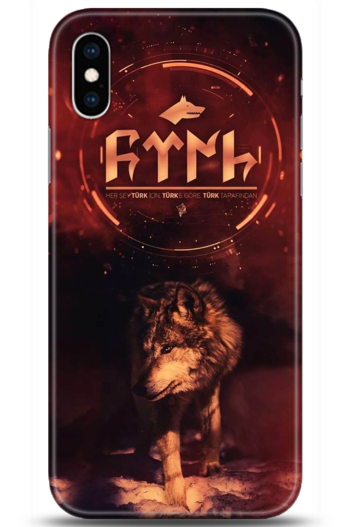 Apple iPhone XS Uyumlu Kılıf HD Baskılı Kılıf - Followed Institution 5056