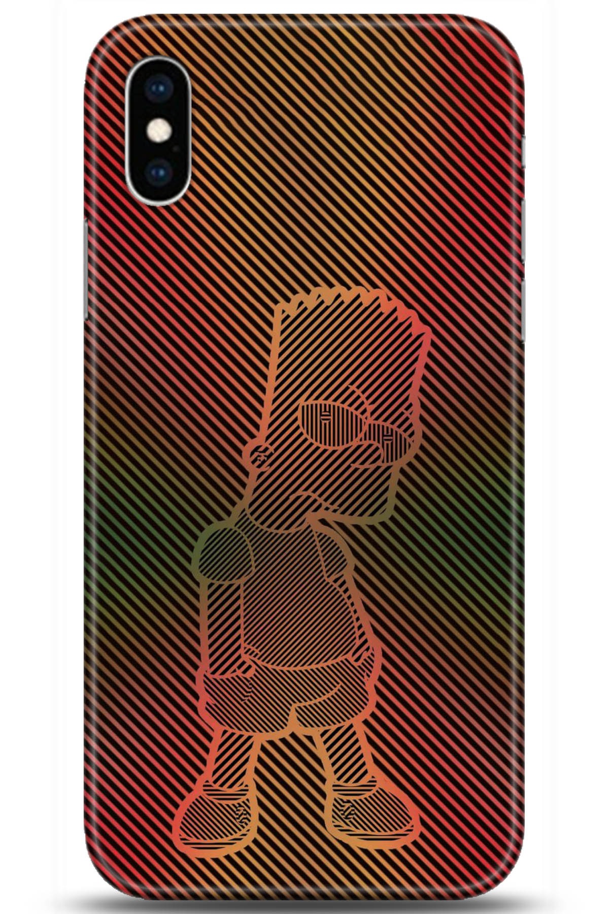 Apple iPhone XS Uyumlu Kılıf HD Baskılı Kılıf - Followed Institution 5147