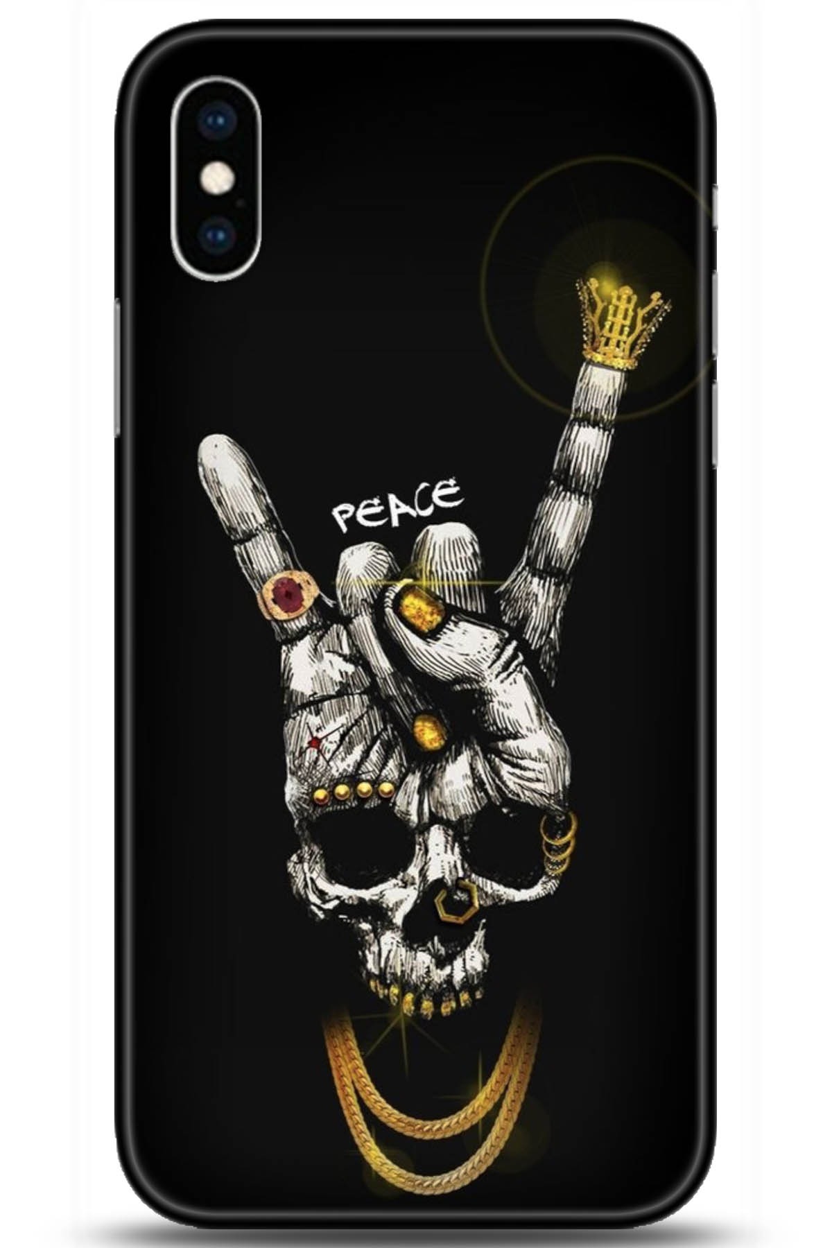 Apple iPhone XS Uyumlu Kılıf HD Baskılı Kılıf - Followed Institution 5148