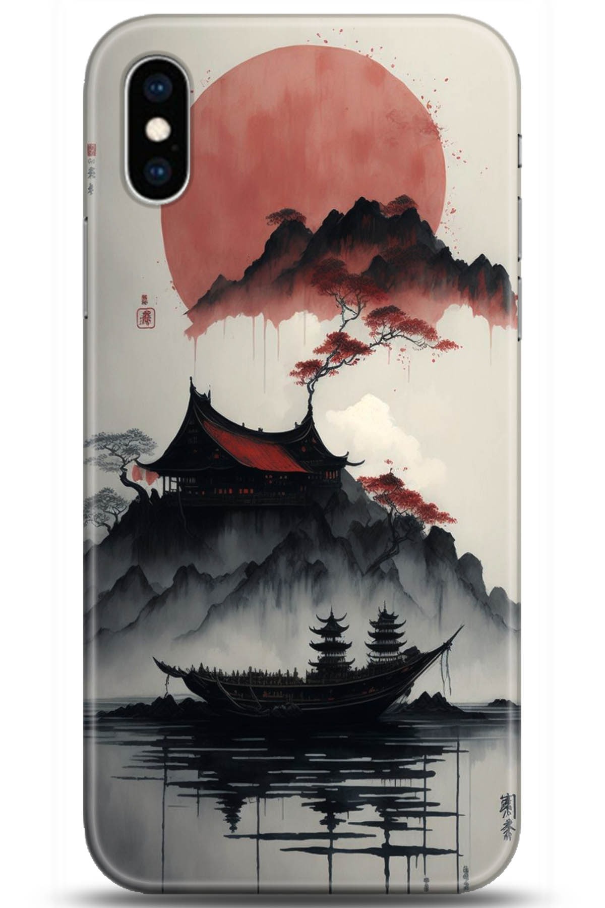 Apple iPhone XS Uyumlu Kılıf HD Baskılı Kılıf - Followed Institution 5174