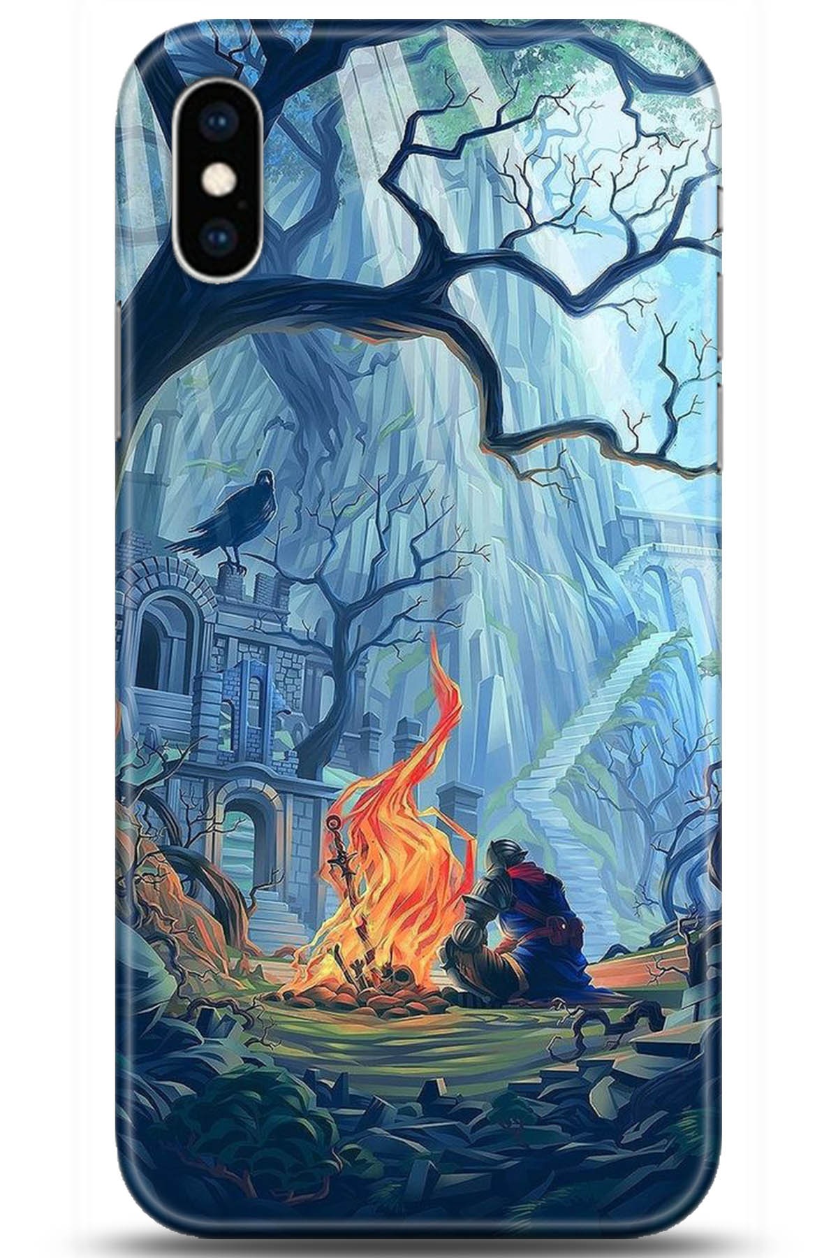 Apple iPhone XS Uyumlu Kılıf HD Baskılı Kılıf - Followed Institution 5308