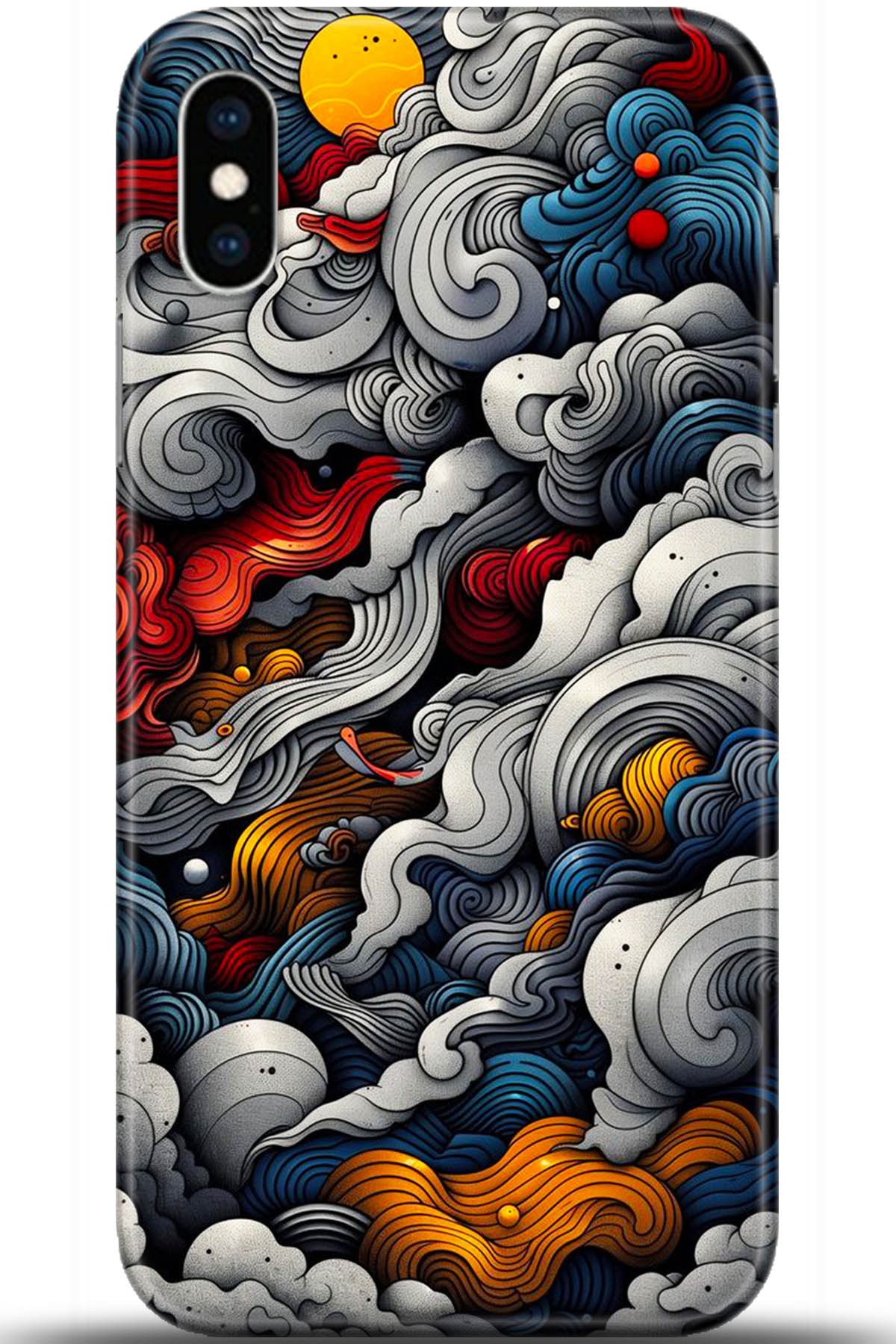 Apple iPhone XS Uyumlu Kılıf HD Baskılı Kılıf - Followed Institution 5436