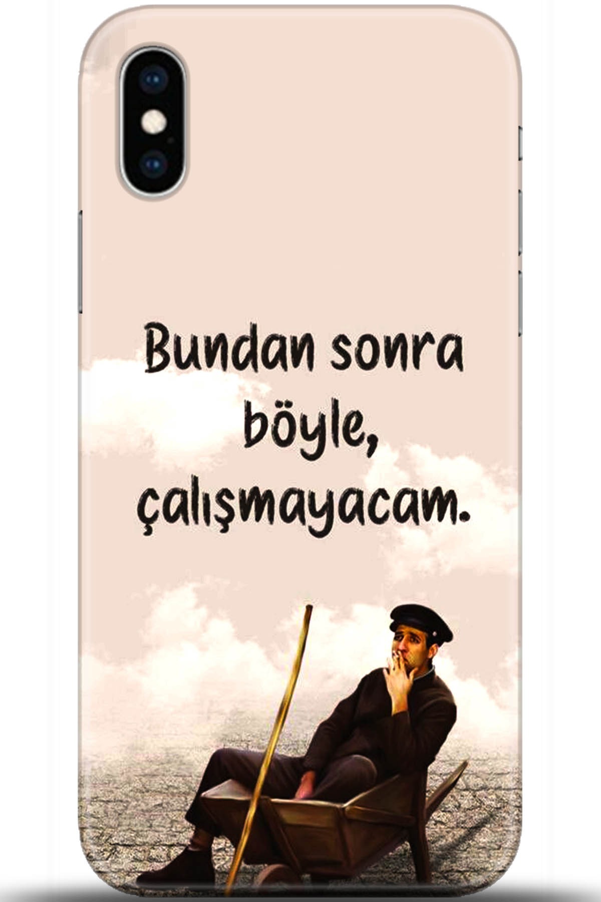 Apple iPhone XS Uyumlu Kılıf HD Baskılı Kılıf - Followed Institution 5592