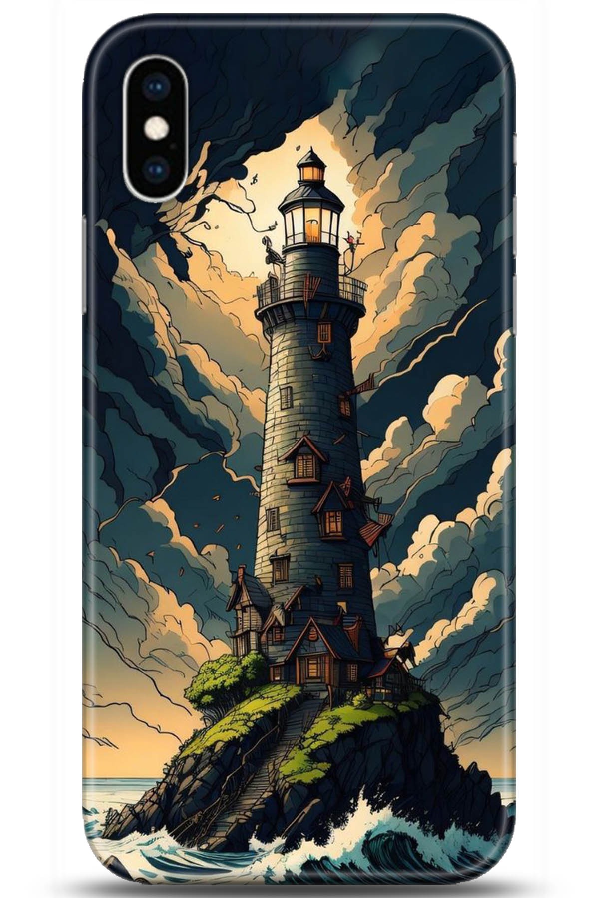 Apple iPhone XS Max Uyumlu Kılıf HD Baskılı Kılıf - Followed Institution 5236