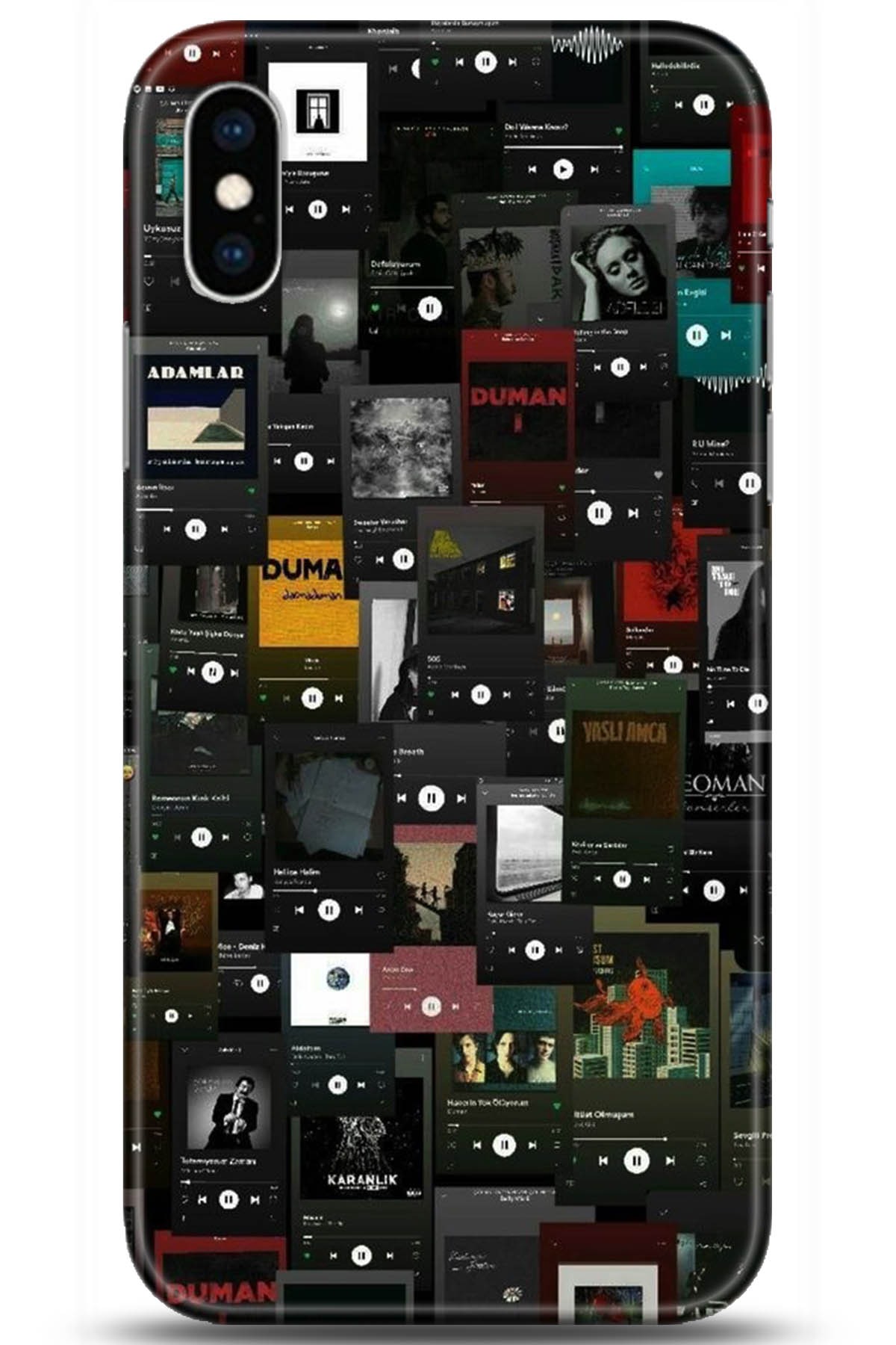 Apple iPhone XS Max Uyumlu Kılıf HD Baskılı Kılıf - Followed Institution 5264