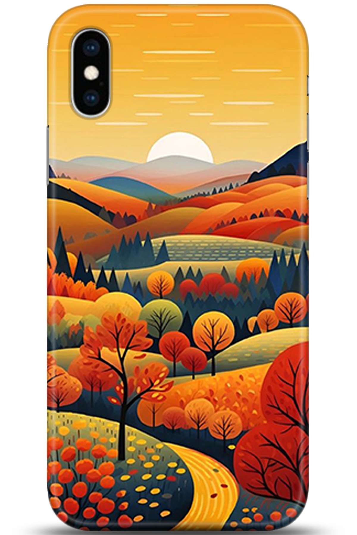 Apple iPhone XS Max Uyumlu Kılıf HD Baskılı Kılıf - Followed Institution 5356