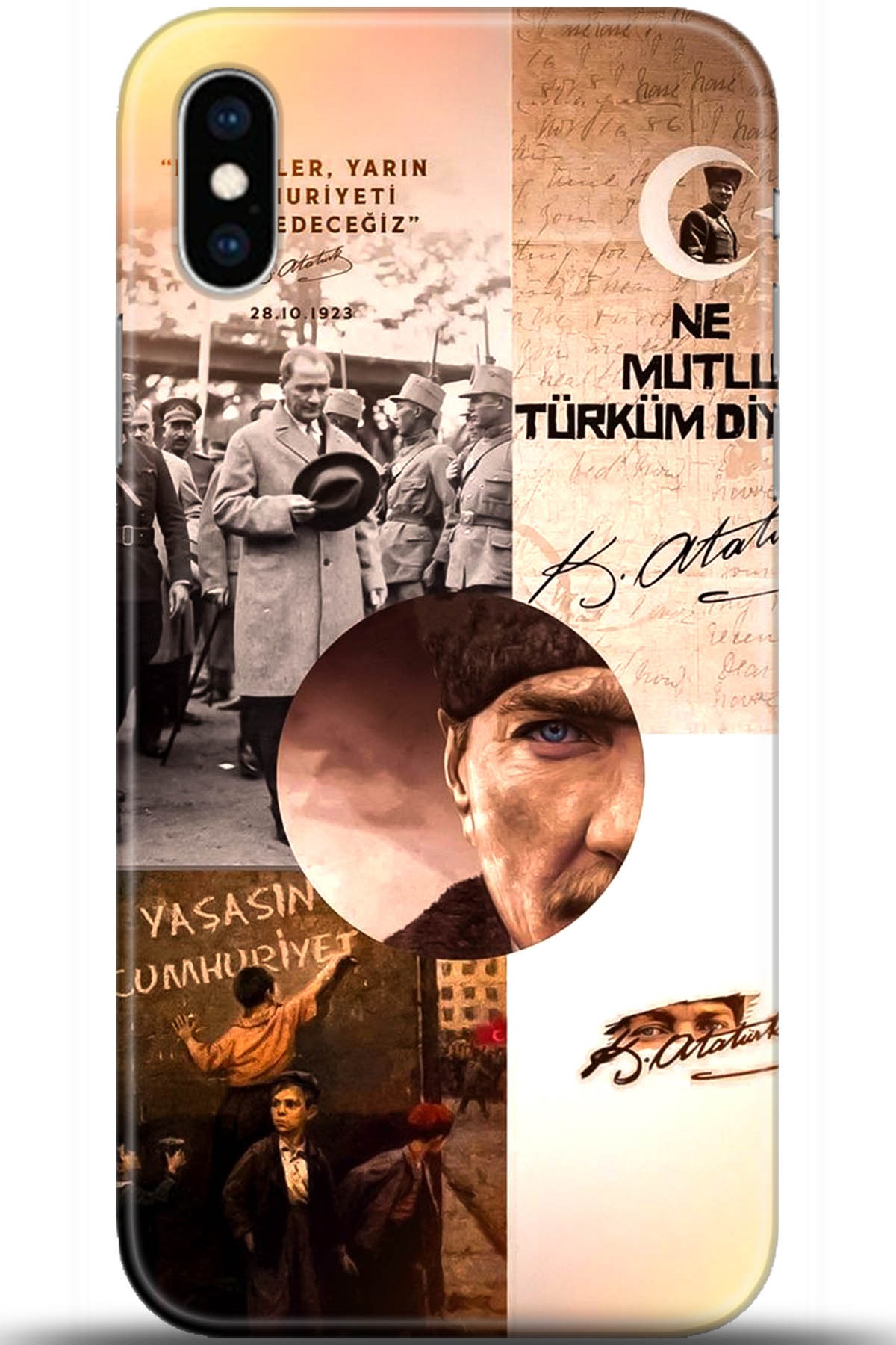 Apple iPhone XS Max Uyumlu Kılıf HD Baskılı Kılıf - Followed Institution 5675