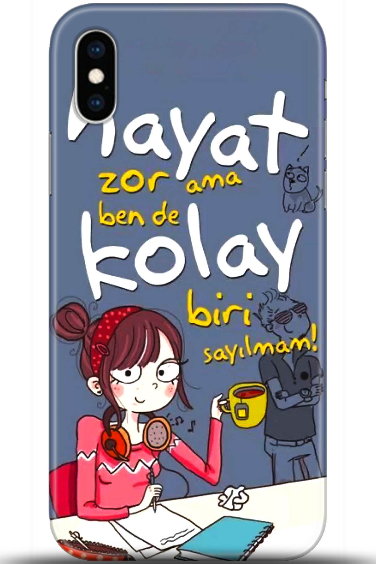 Apple iPhone XS Max Uyumlu Kılıf HD Baskılı Kılıf - Followed Institution 5686