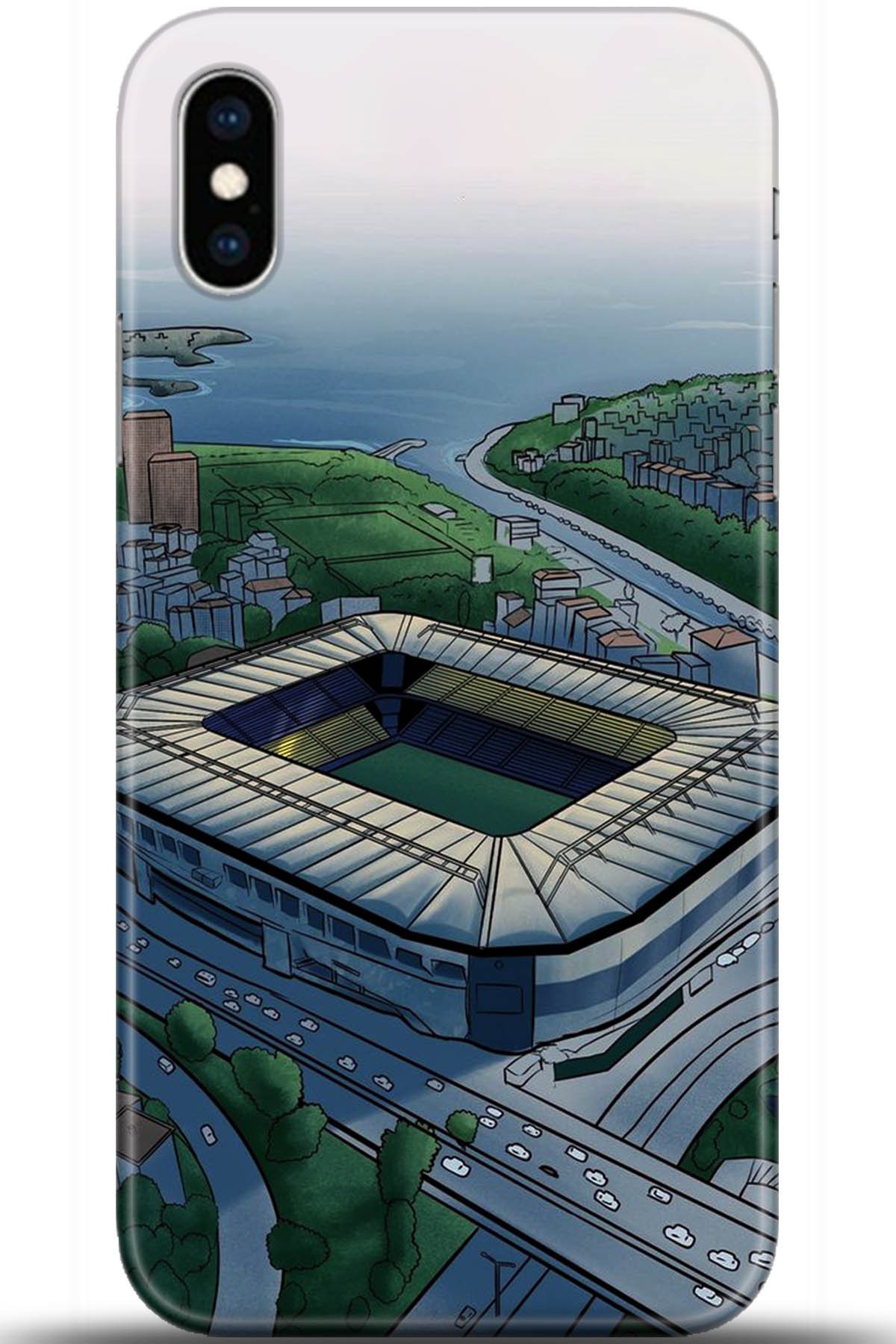 Apple iPhone XS Max Uyumlu Kılıf HD Baskılı Kılıf - Followed Institution 5715