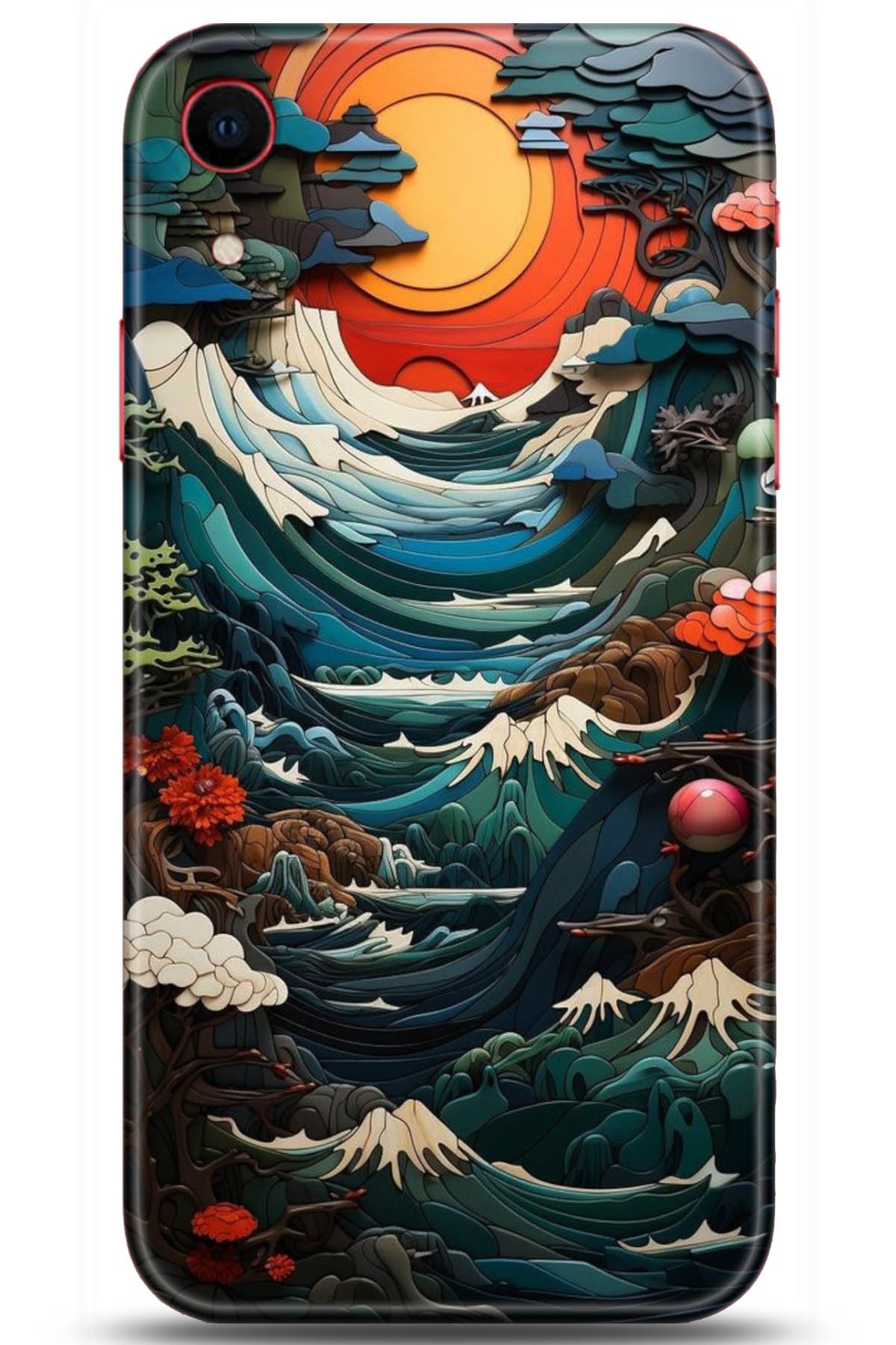 Apple iPhone XR Uyumlu Kılıf HD Baskılı Kılıf - Followed Institution 5009