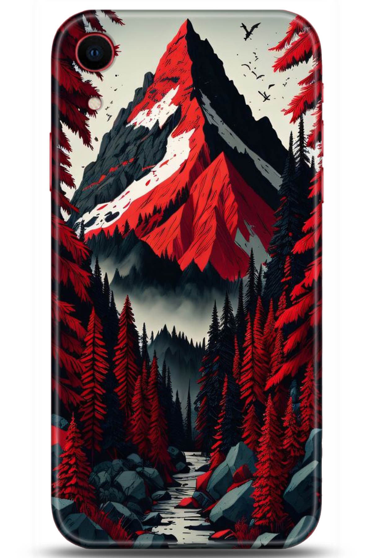 Apple iPhone XR Uyumlu Kılıf HD Baskılı Kılıf - Followed Institution 5196