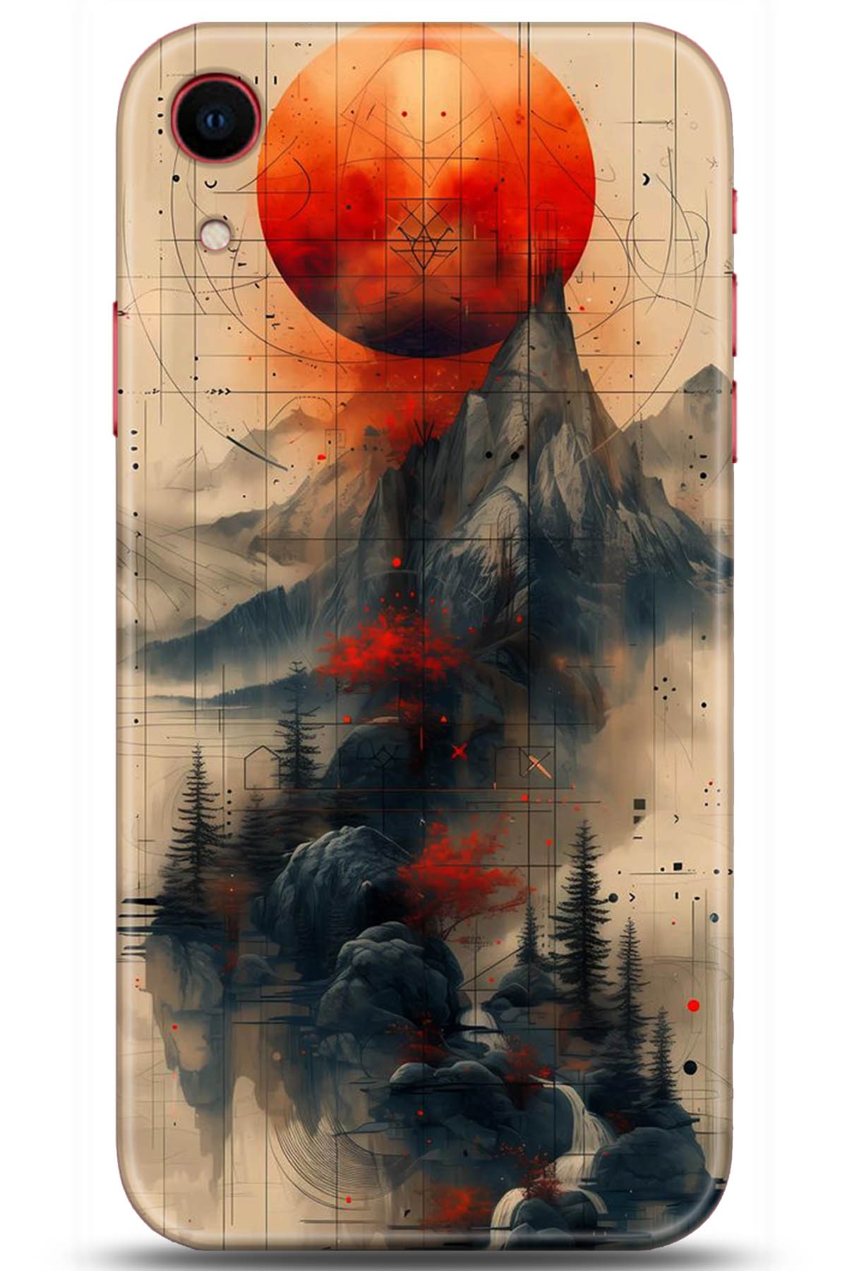 Apple iPhone XR Uyumlu Kılıf HD Baskılı Kılıf - Followed Institution 5244