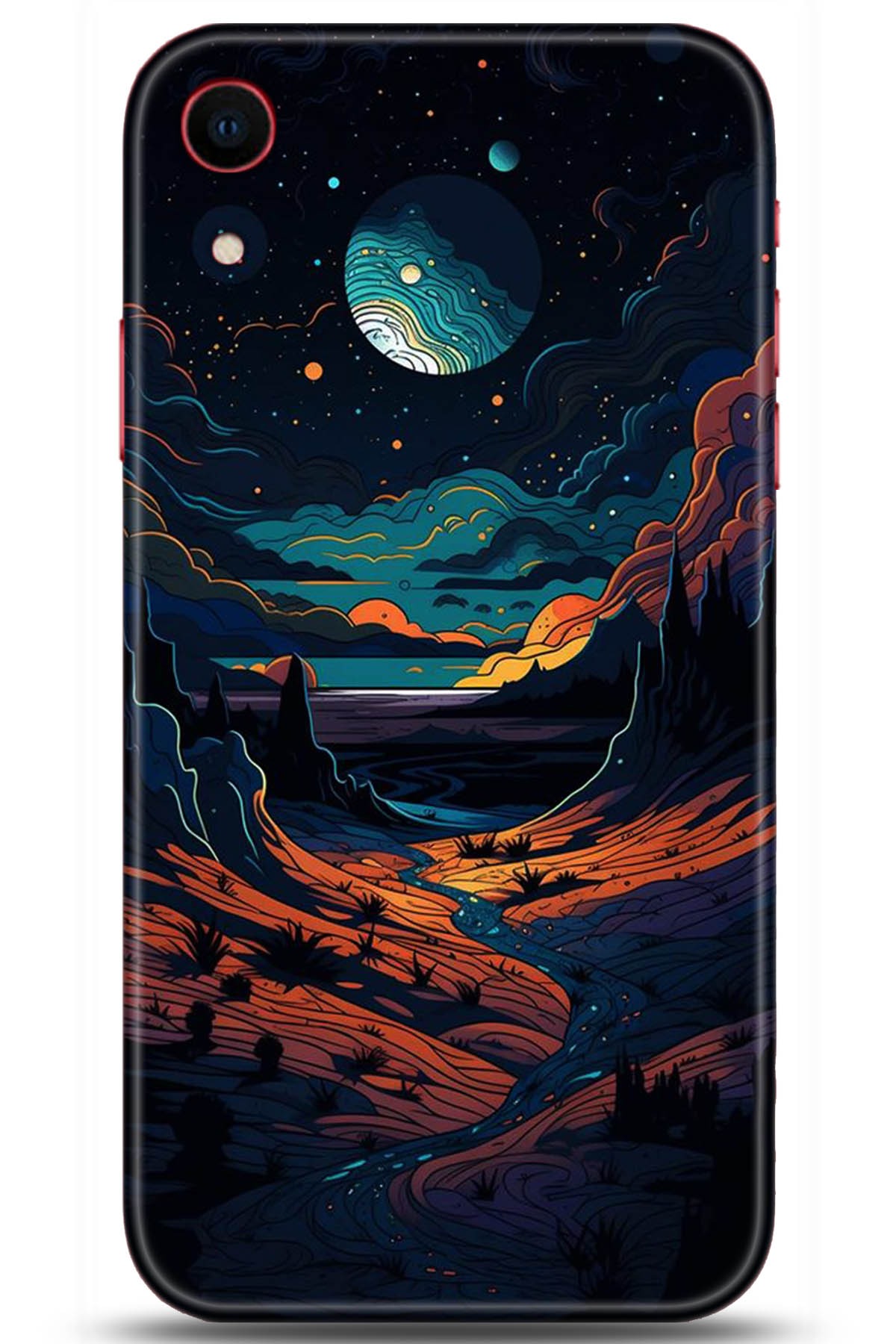 Apple iPhone XR Uyumlu Kılıf HD Baskılı Kılıf - Followed Institution 5275