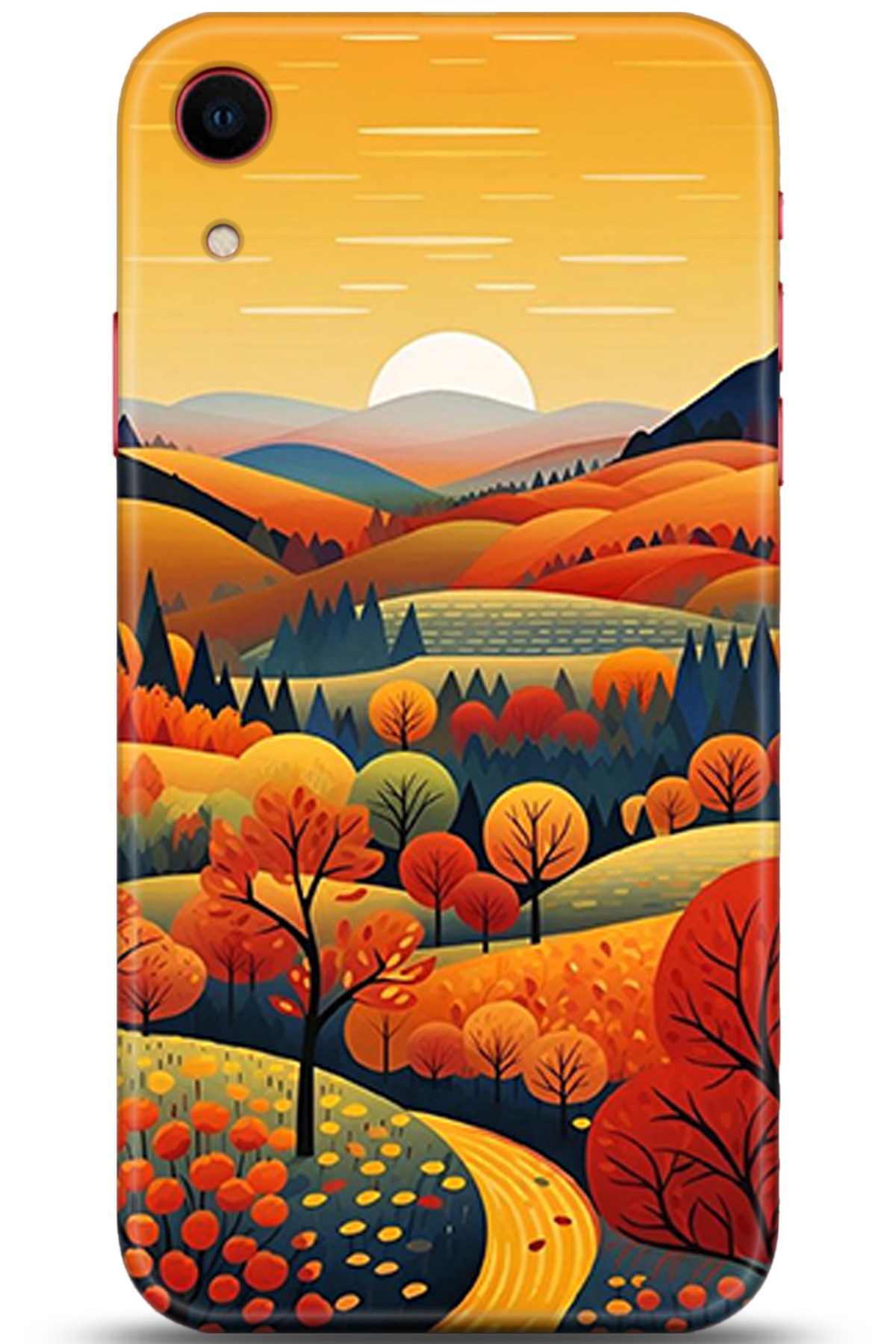 Apple iPhone XR Uyumlu Kılıf HD Baskılı Kılıf - Followed Institution 5356