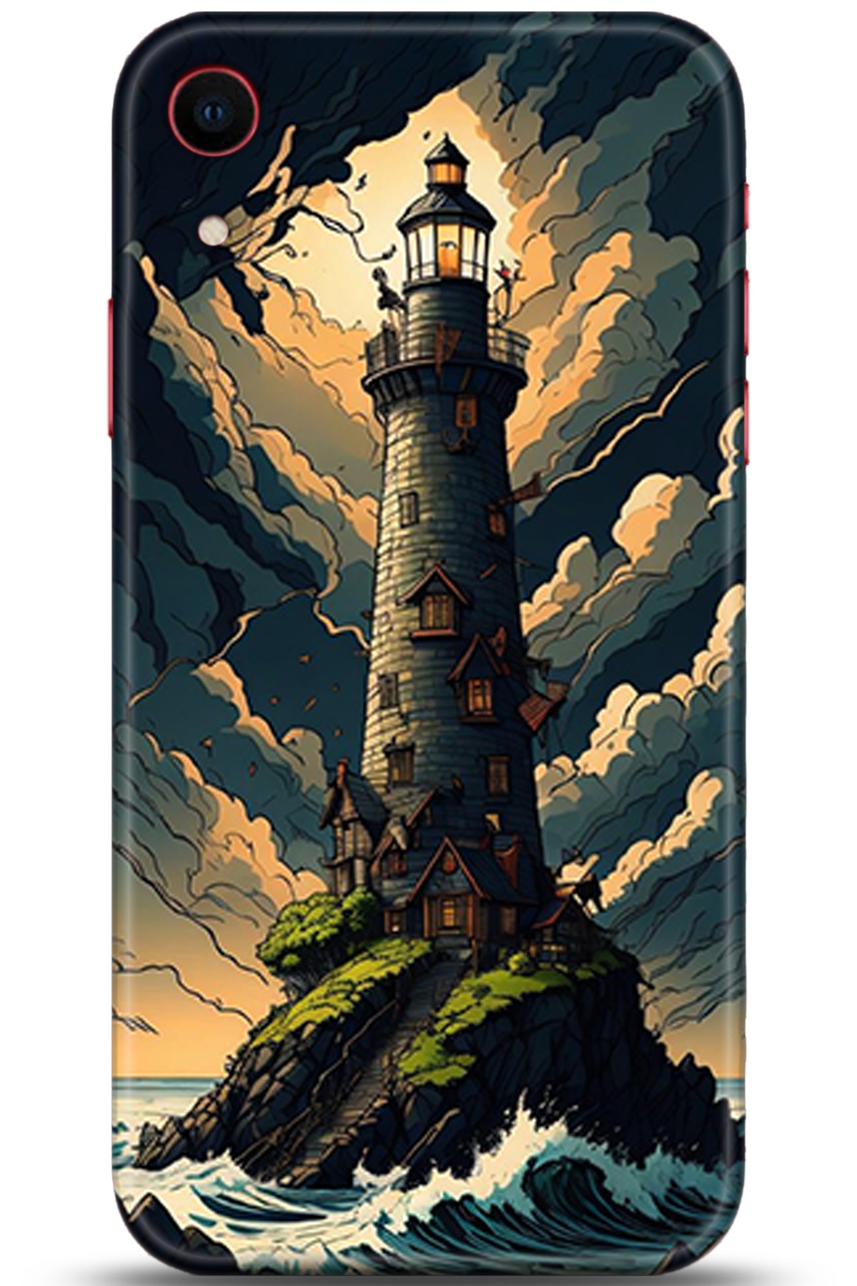 Apple iPhone XR Uyumlu Kılıf HD Baskılı Kılıf - Followed Institution 5363