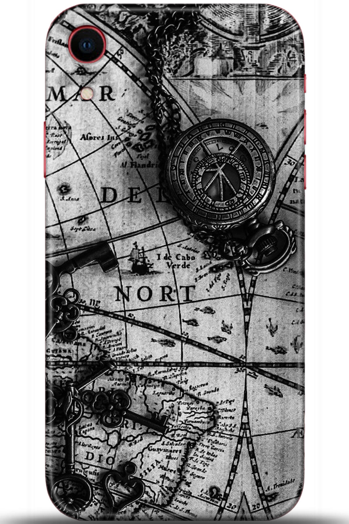 Apple iPhone XR Uyumlu Kılıf HD Baskılı Kılıf - Followed Institution 5381