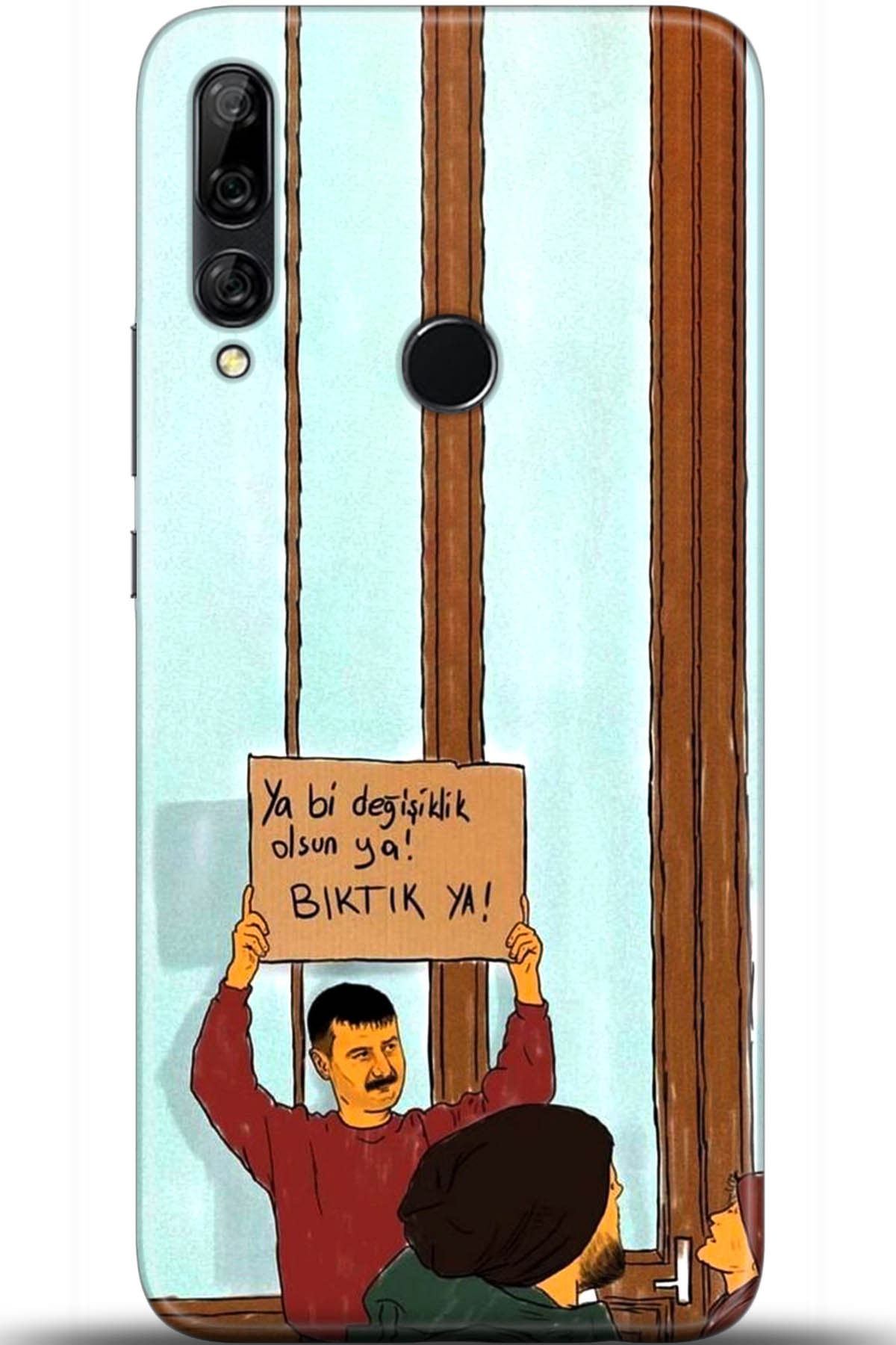 Huawei Y9 Prime 2019 Uyumlu Kılıf HD Baskılı Kılıf - Followed Institution 5594